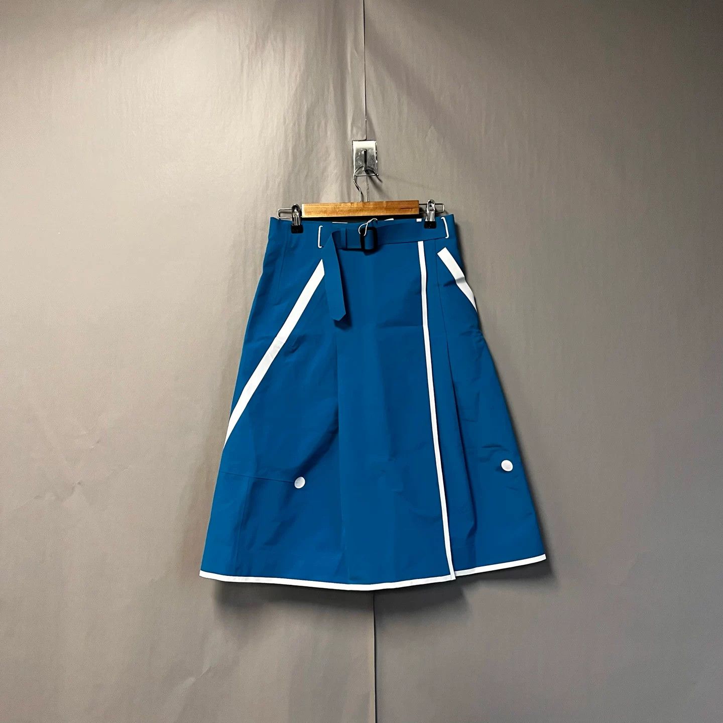 Hermes Hermès Shangxia Blue Coat Skirt Set Size S / US 4 / IT 40 - 3 Thumbnail