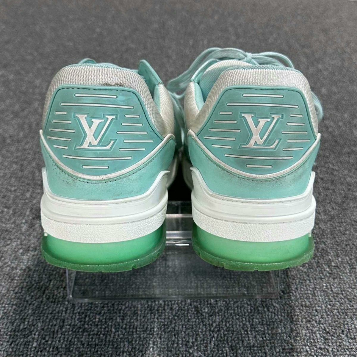 Louis Vuitton Louis Vuitton Trainer Embossed Tiffany Green Size US 10 / EU 43 - 5 Thumbnail