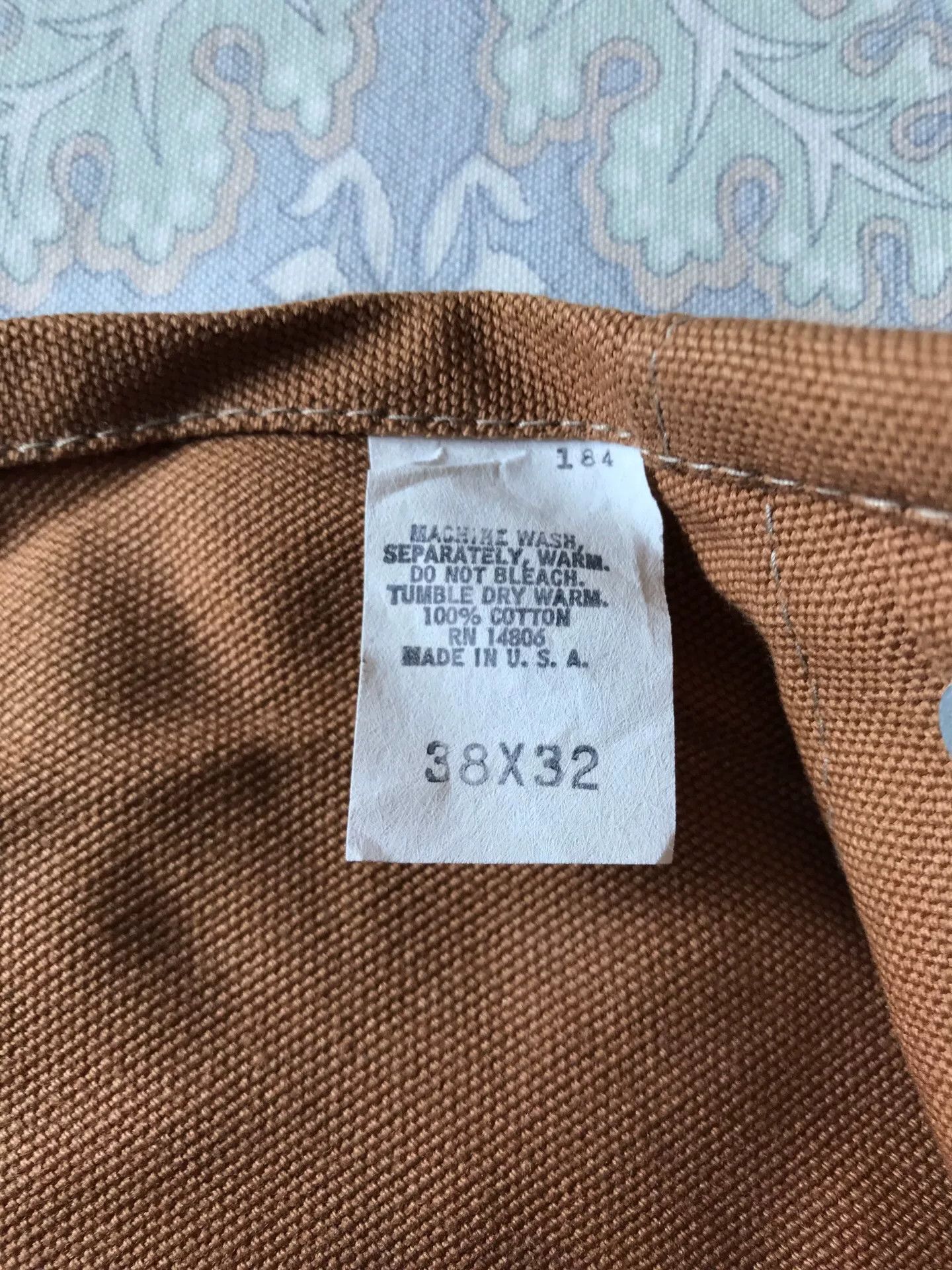 Carhartt 1970s Carhartt Vintage USA Canvas Overalls Size US 38 / EU 54 - 9 Thumbnail