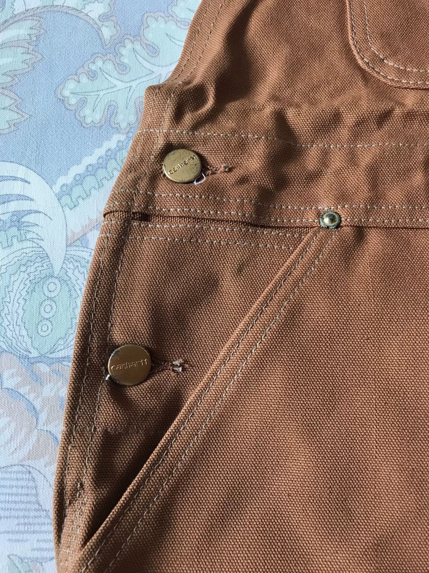 Carhartt 1970s Carhartt Vintage USA Canvas Overalls Size US 38 / EU 54 - 6 Thumbnail