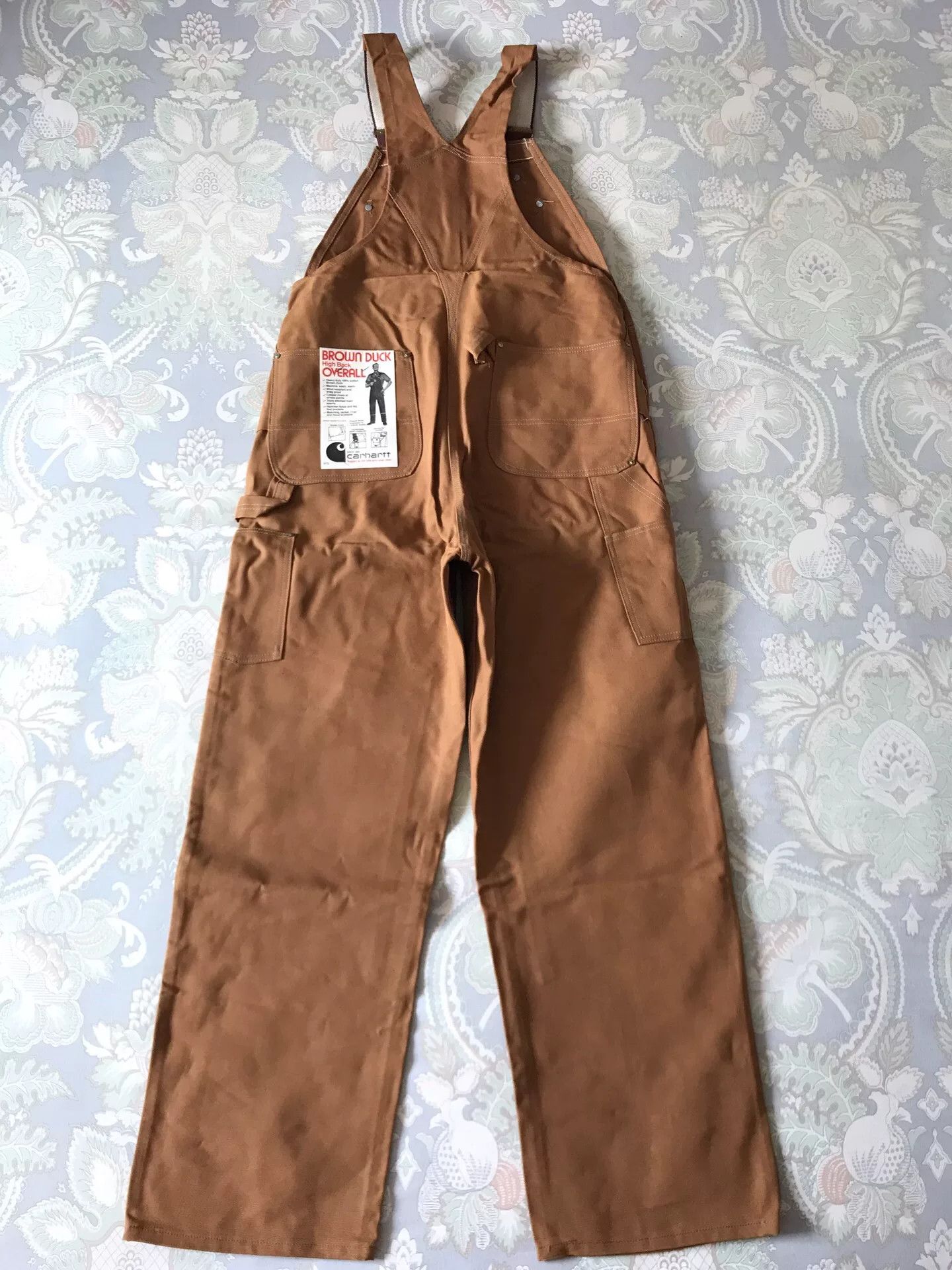 Carhartt 1970s Carhartt Vintage USA Canvas Overalls Size US 38 / EU 54 - 4 Thumbnail