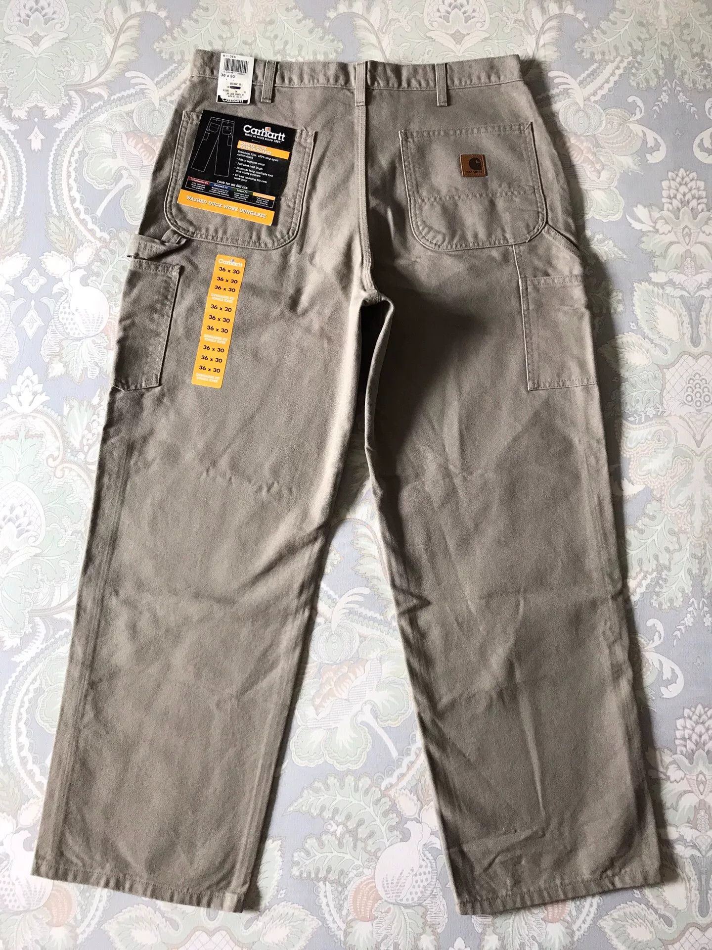Carhartt Carhartt B11 DES Washed Canvas Work Pants Size US 36 / EU 52 - 3 Thumbnail