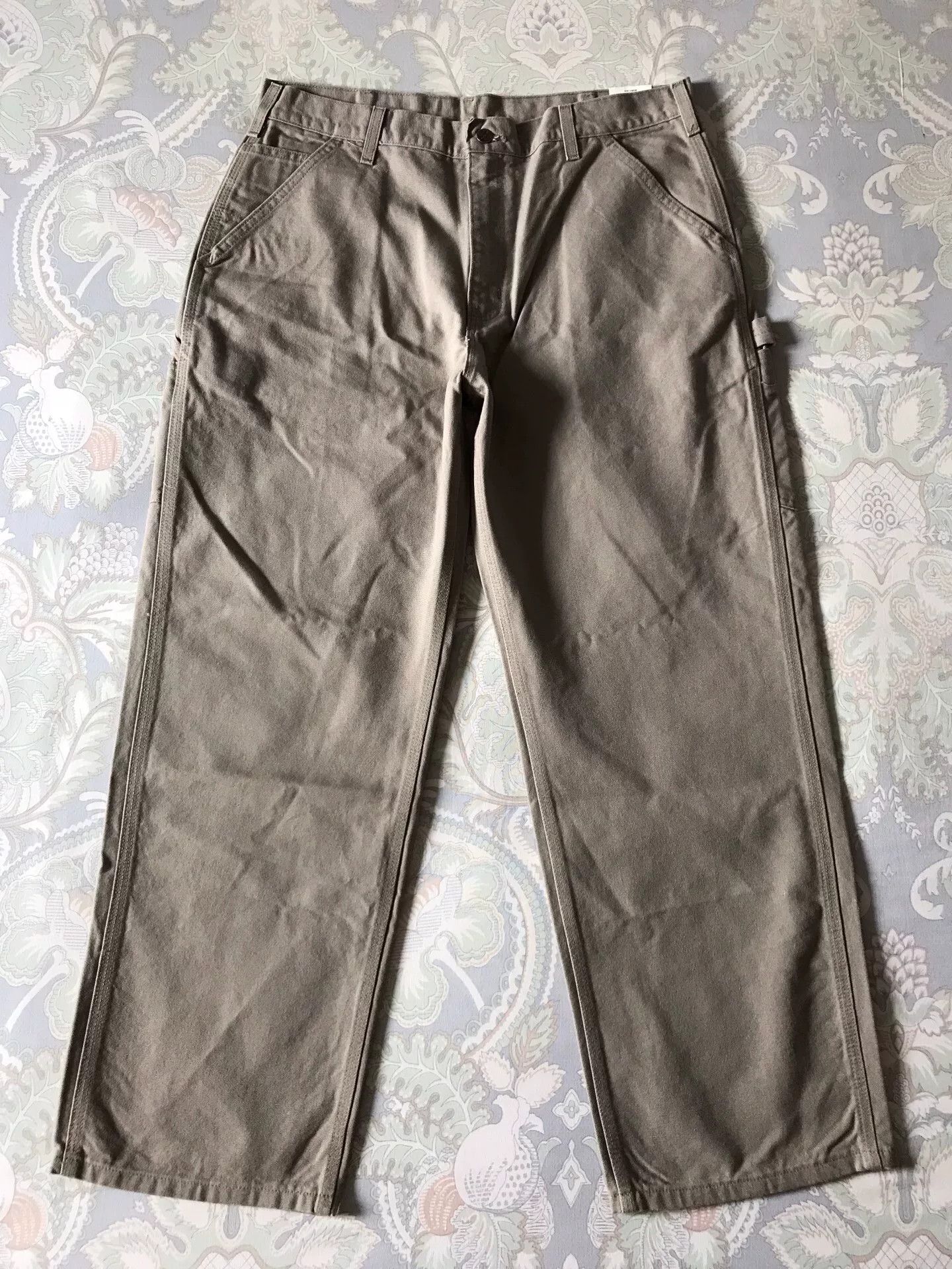 Carhartt Carhartt B11 DES Washed Canvas Work Pants Size US 36 / EU 52 - 2 Thumbnail