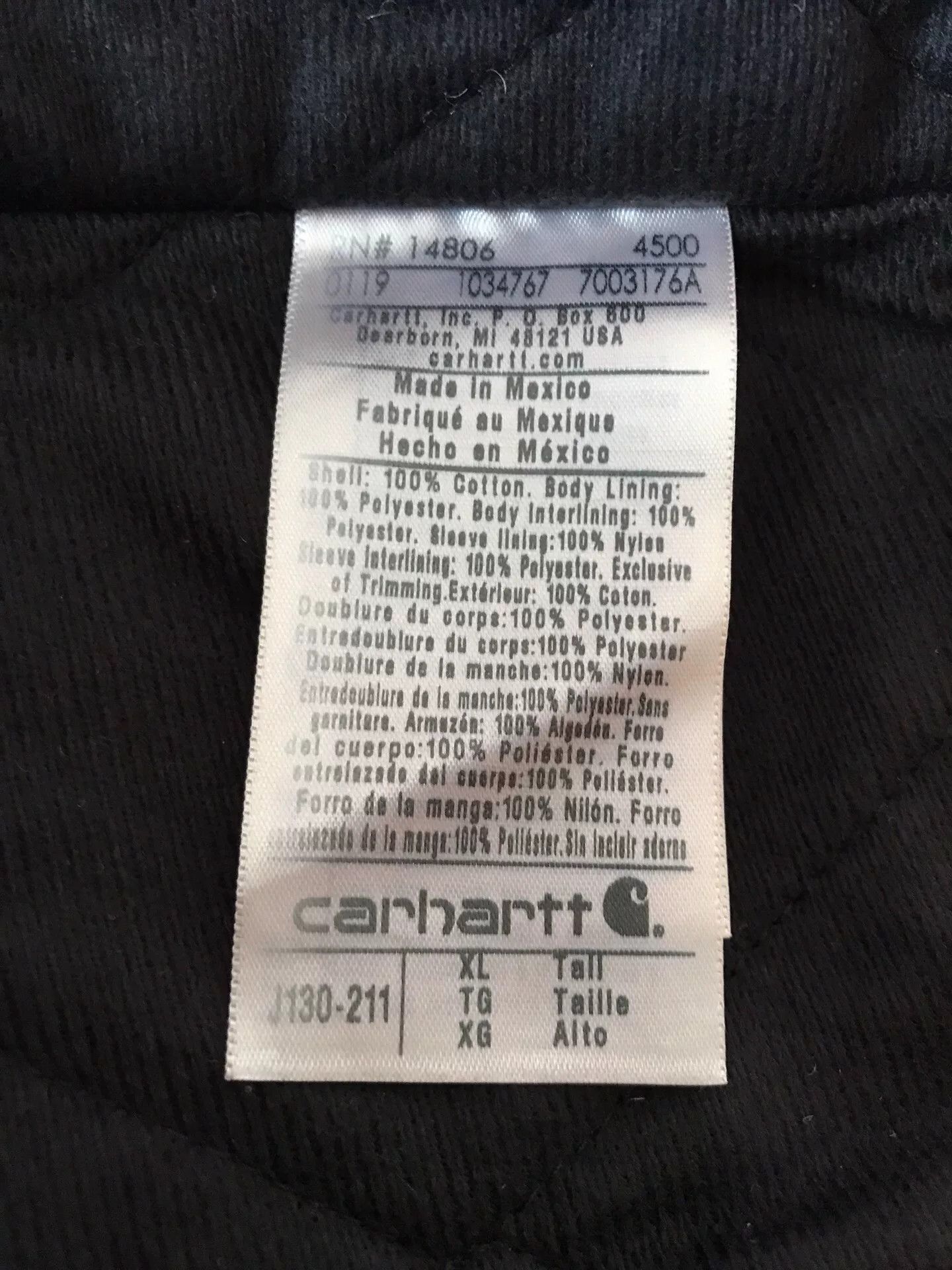 Carhartt Carhartt J130 Brown XL-Tall Hooded Jacket Size US XL / EU 56 / 4 - 9 Thumbnail