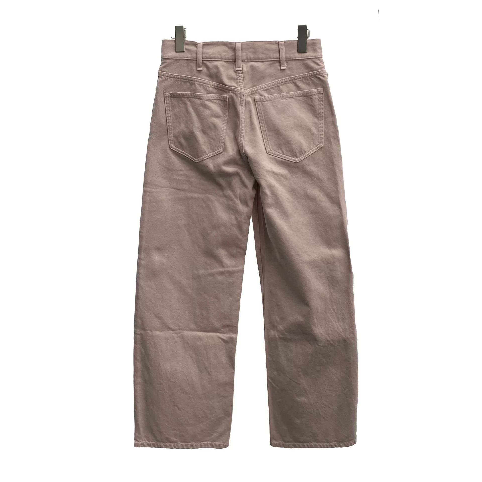 Celine Celine Gray-Pink Gold Button Straight Jeans 26 Size 26" / US 2 / IT 38 - 2 Thumbnail