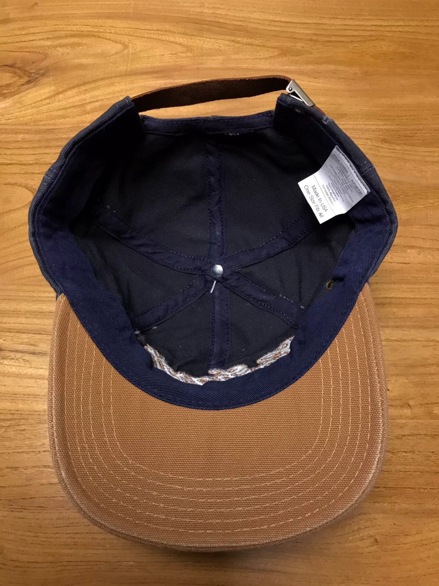 Carhartt Carhartt A75 PTB Oil Blue Baseball Cap Size ONE SIZE - 6 Thumbnail