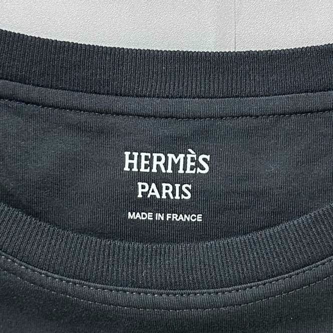 Hermes Hermes Pocket Logo Slim Short Sleeve Size XS / US 0-2 / IT 36-38 - 5 Thumbnail