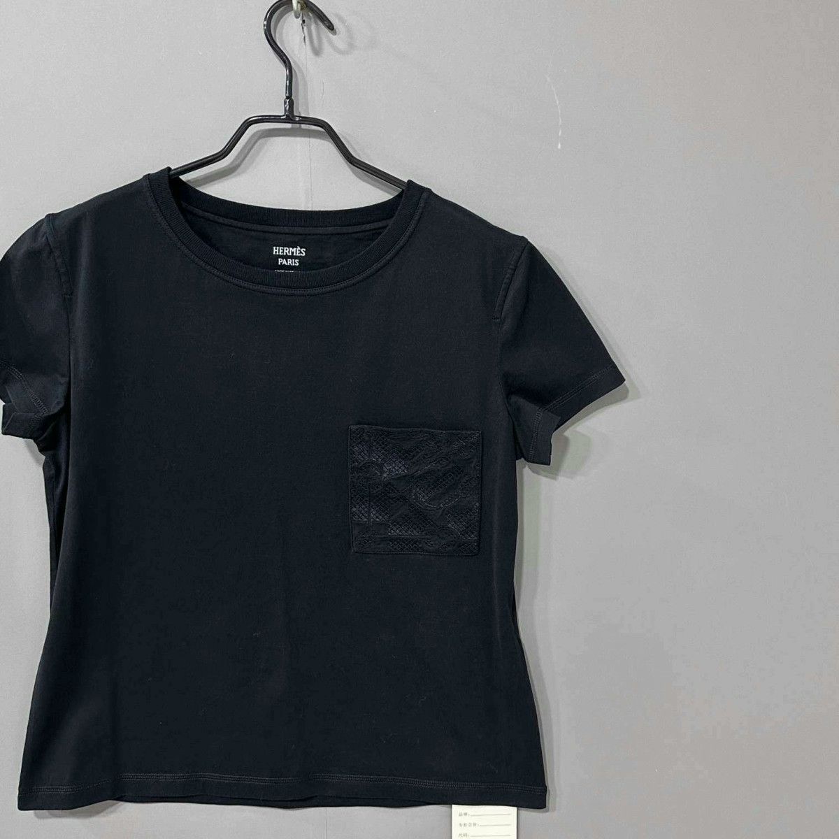 Hermes Hermes Pocket Logo Slim Short Sleeve Size XS / US 0-2 / IT 36-38 - 2 Thumbnail