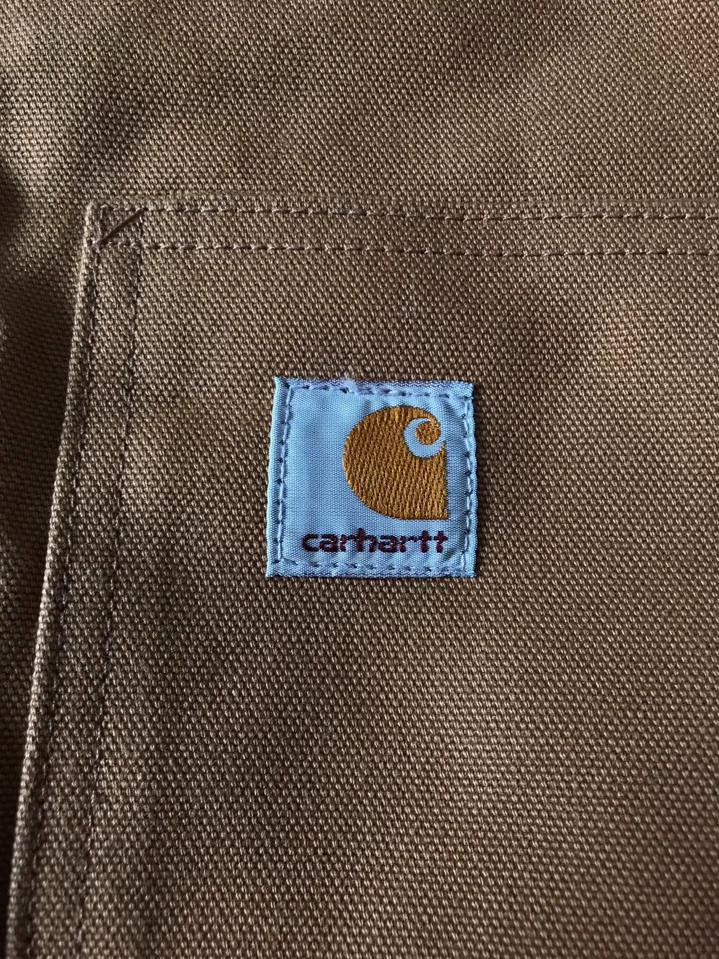 Carhartt Carhartt J02 Brown Canvas Work Jacket Size US S / EU 44-46 / 1 - 7 Thumbnail