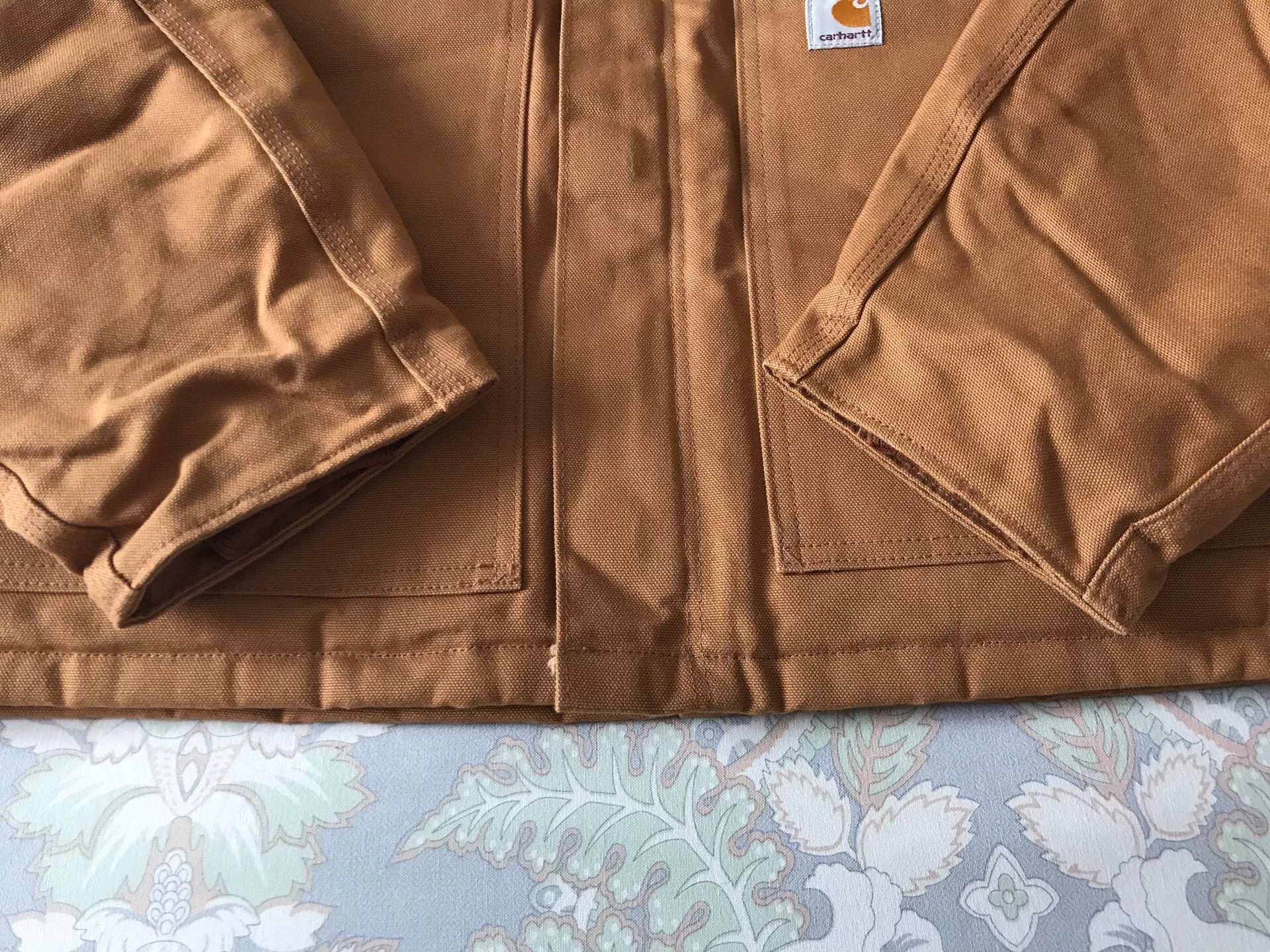 Carhartt Carhartt J02 Brown Canvas Work Jacket Size US S / EU 44-46 / 1 - 5 Thumbnail