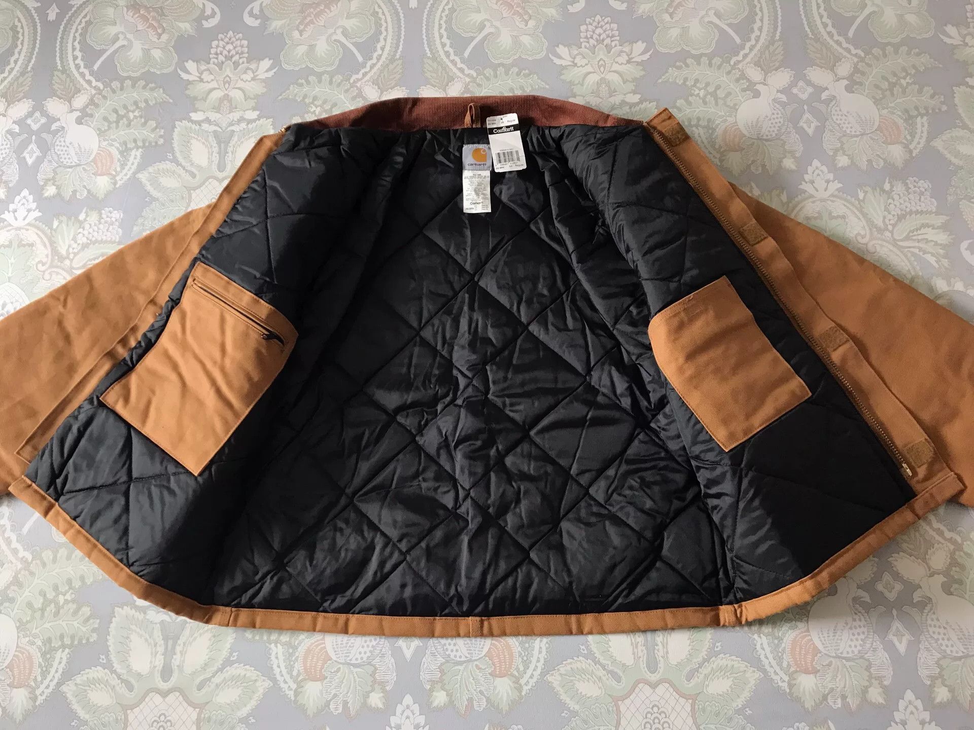 Carhartt Carhartt J02 Brown Canvas Work Jacket Size US S / EU 44-46 / 1 - 3 Thumbnail