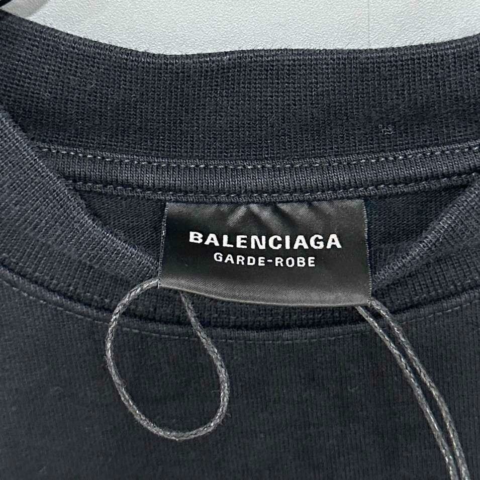 Balenciaga Balenciaga Washed Distressed Short Sleeve Size US XS / EU 42 / 0 - 4 Thumbnail