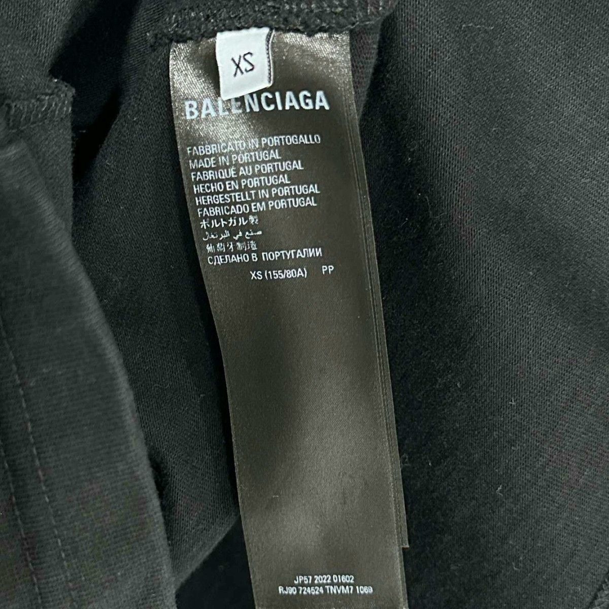 Balenciaga Balenciaga Washed Distressed Short Sleeve Size US XS / EU 42 / 0 - 5 Thumbnail