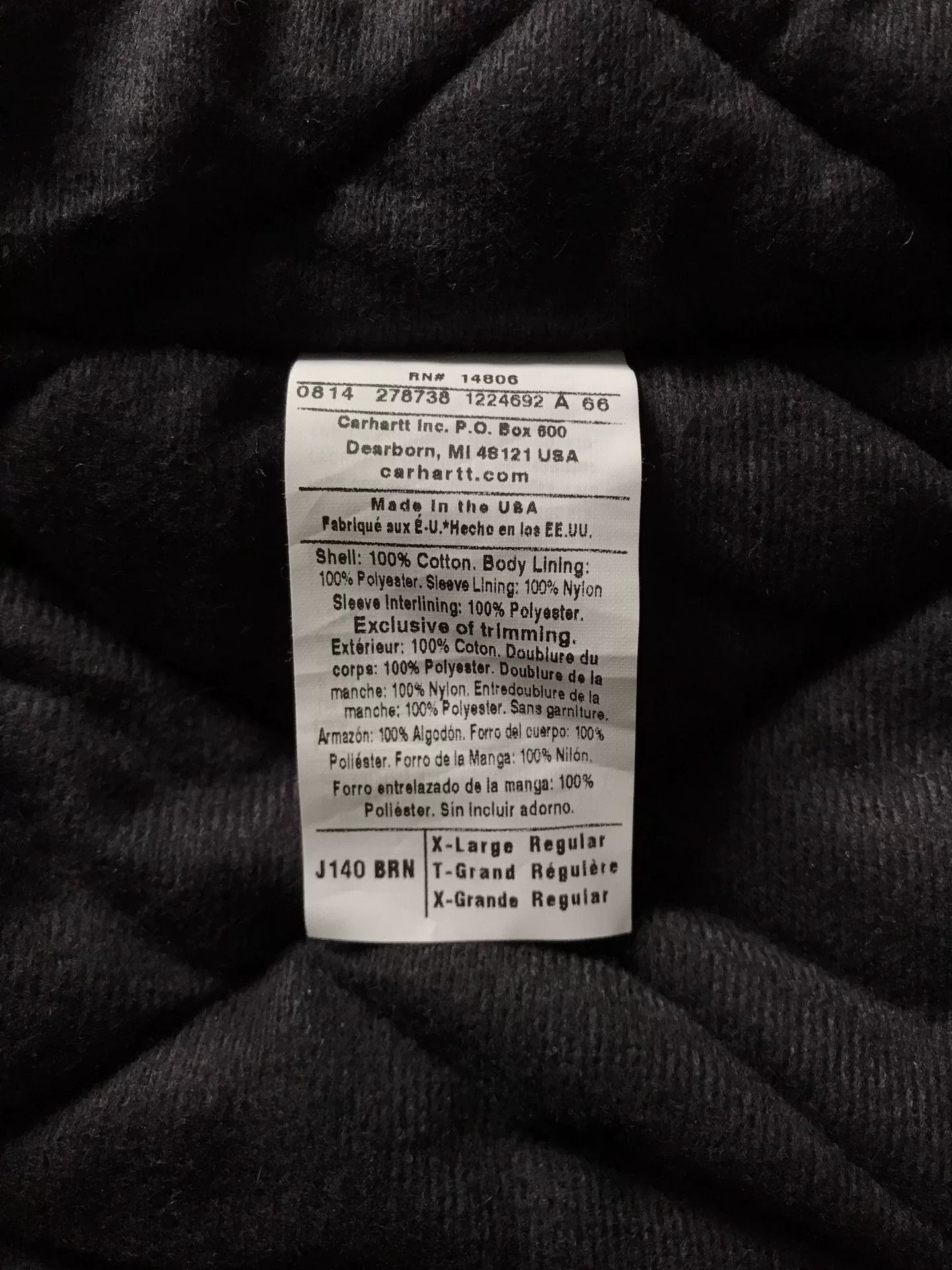 Carhartt 125th Anniversary Carhartt J140 Jacket Size US XL / EU 56 / 4 - 9 Thumbnail