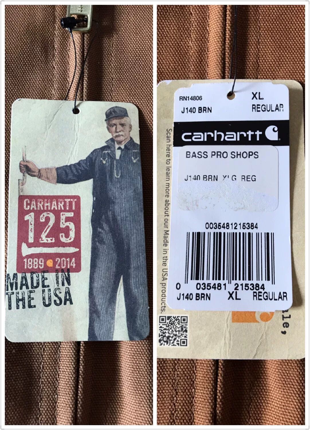 Carhartt 125th Anniversary Carhartt J140 Jacket Size US XL / EU 56 / 4 - 8 Thumbnail