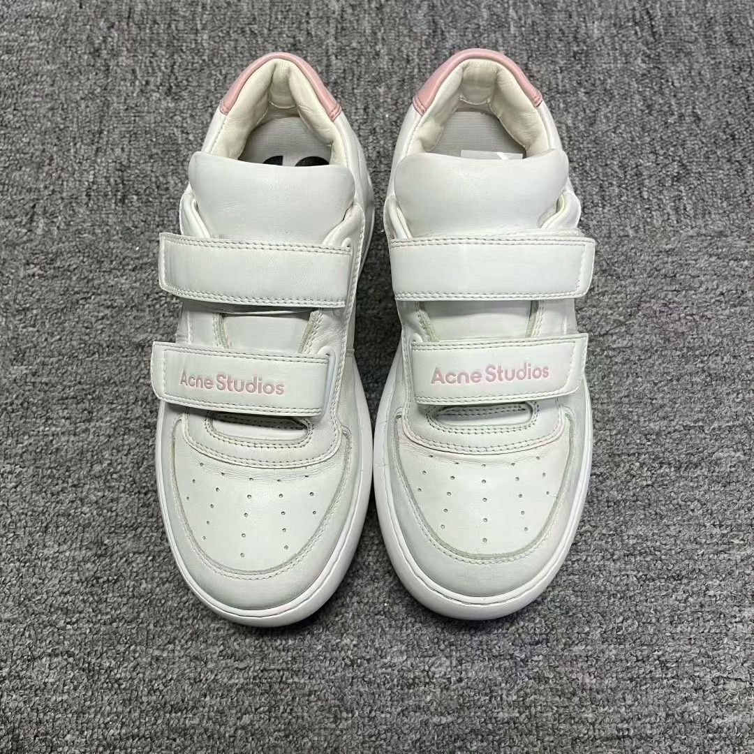 Acne Studios Acne Studios Pink Leather Velcro Casual Shoes Size US 6 / IT 36 - 2 Thumbnail