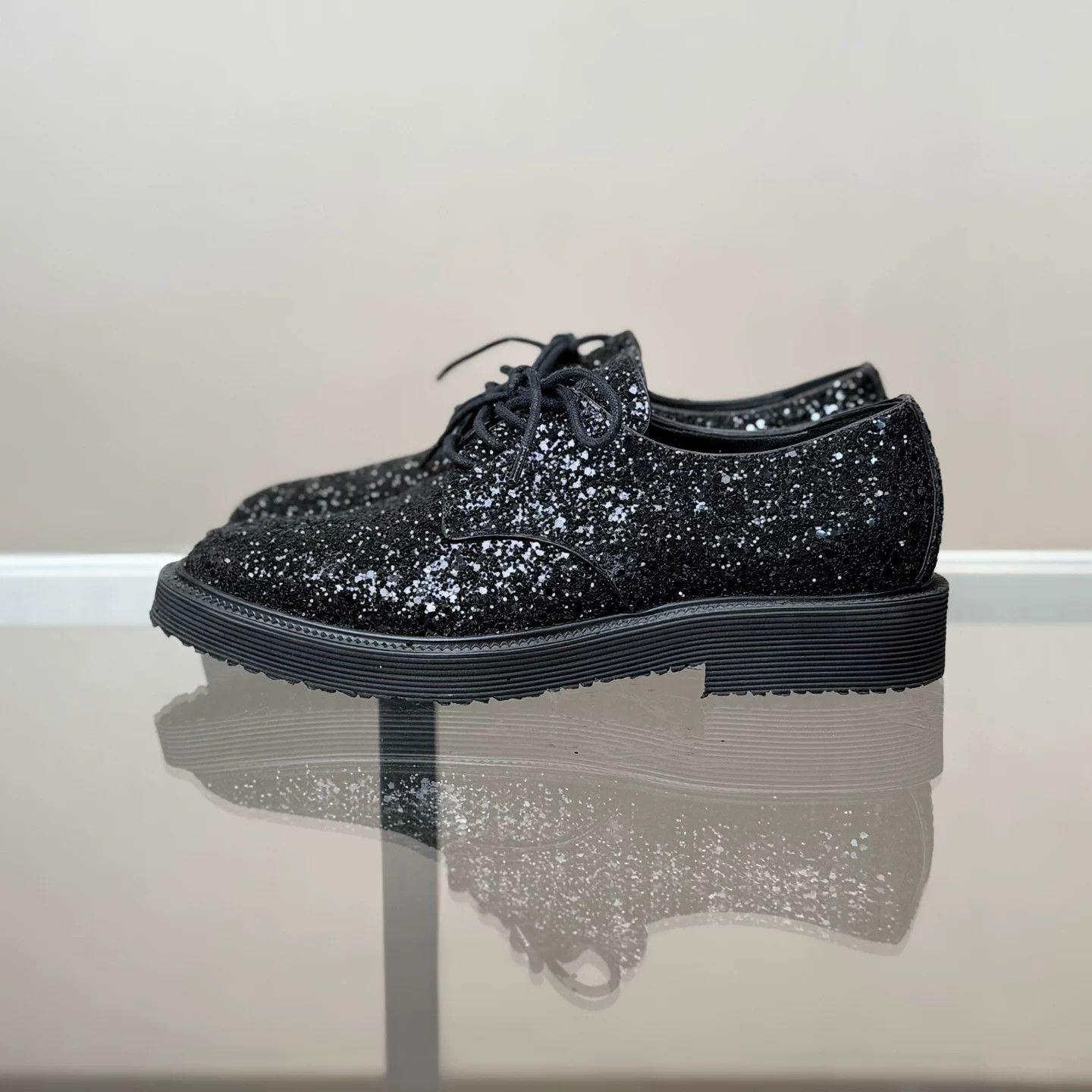 Giuseppe Zanotti Giuseppe Zanotti GZ X GD Sequin Derby Shoes Size US 6.5 / EU 39-40 - 3 Thumbnail