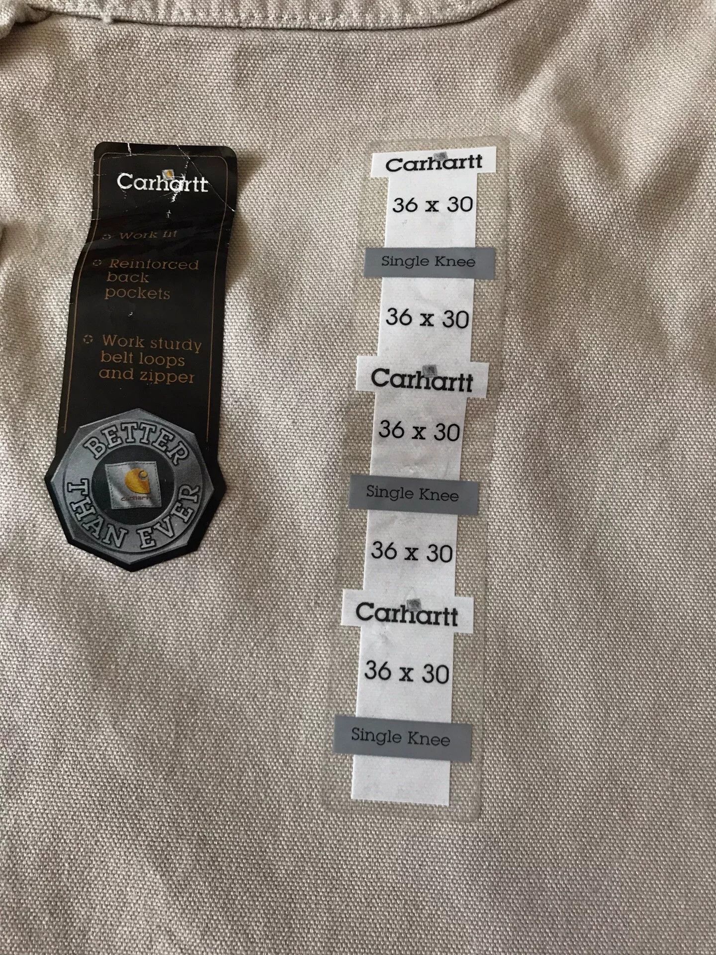 Carhartt Carhartt B11 STN Stone Work Pants Size US 36 / EU 52 - 7 Thumbnail