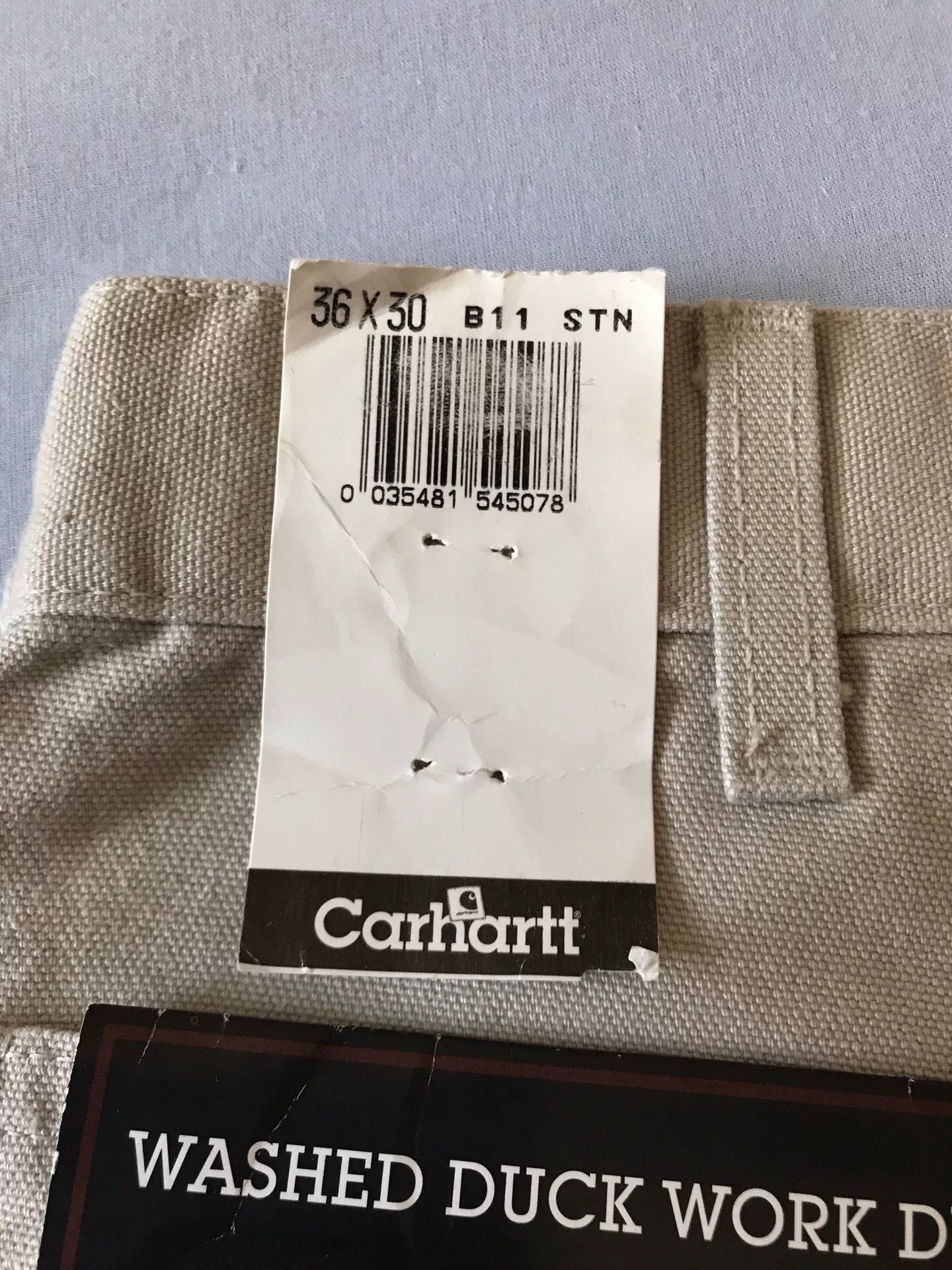 Carhartt Carhartt B11 STN Stone Work Pants Size US 36 / EU 52 - 8 Thumbnail