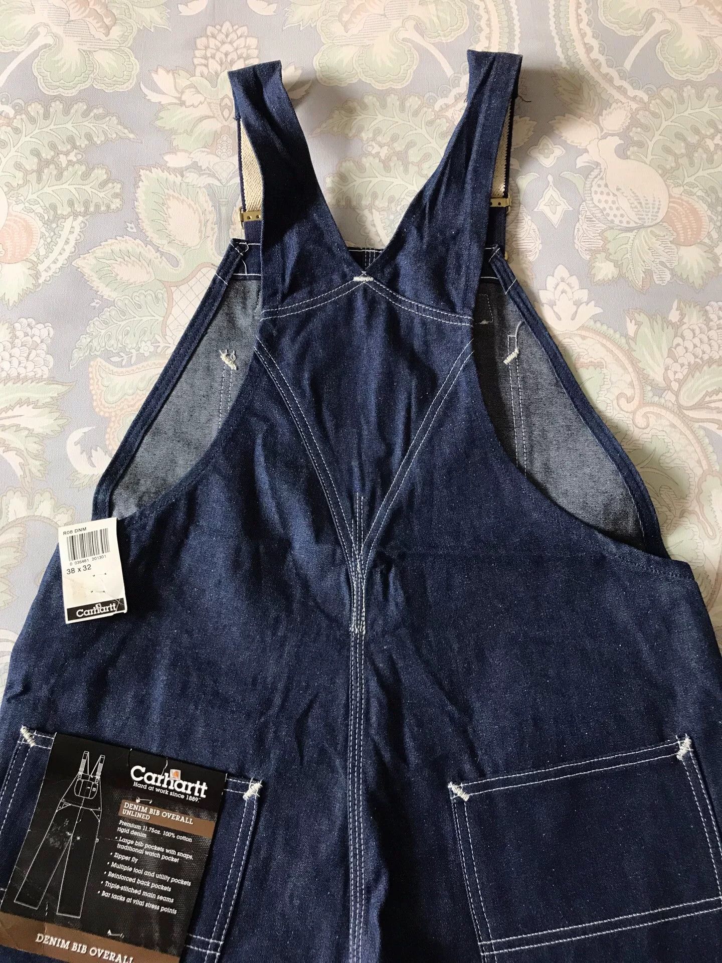 Carhartt Carhartt R08 Denim Overalls W38L32 Size US 38 / EU 54 - 2 Thumbnail