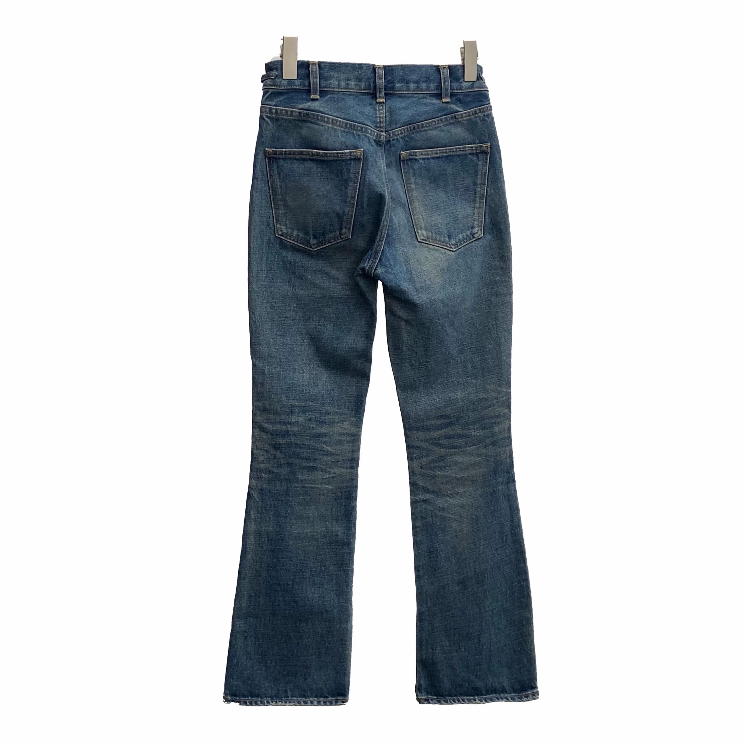 Celine Celine Vintage Blue Gold Chain Jeans Size 26" / US 2 / IT 38 - 2 Thumbnail