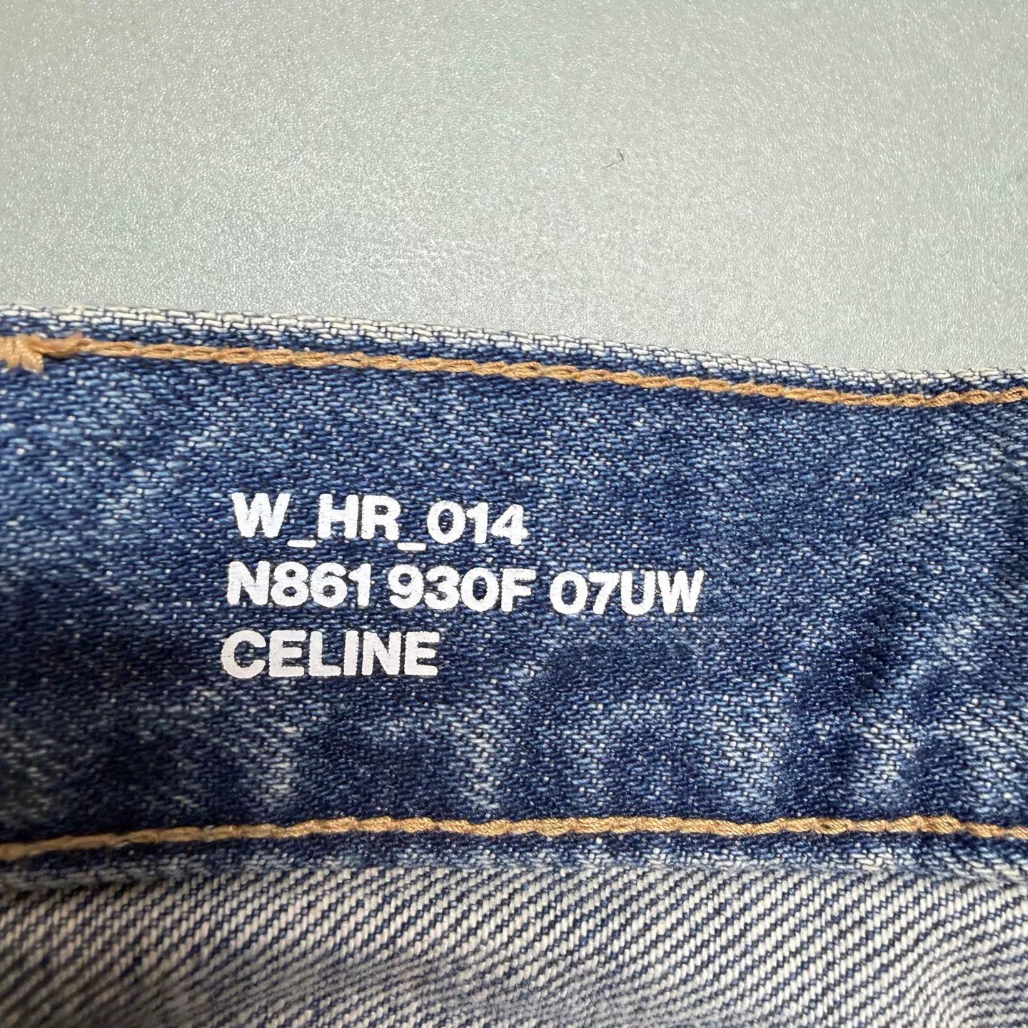 Celine Celine Vintage Blue Gold Chain Jeans Size 26" / US 2 / IT 38 - 3 Thumbnail