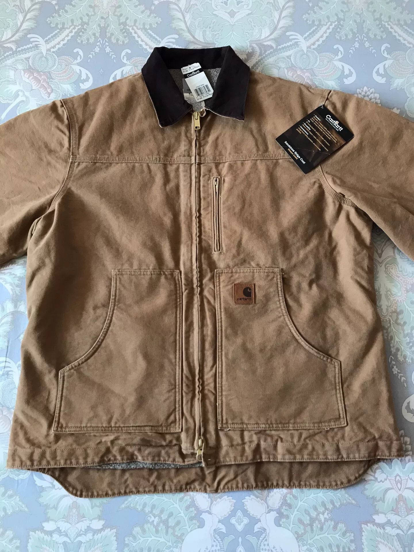 Carhartt Carhartt C61 CML Washed Canvas Work Jacket Size US XL / EU 56 / 4 - 4 Thumbnail