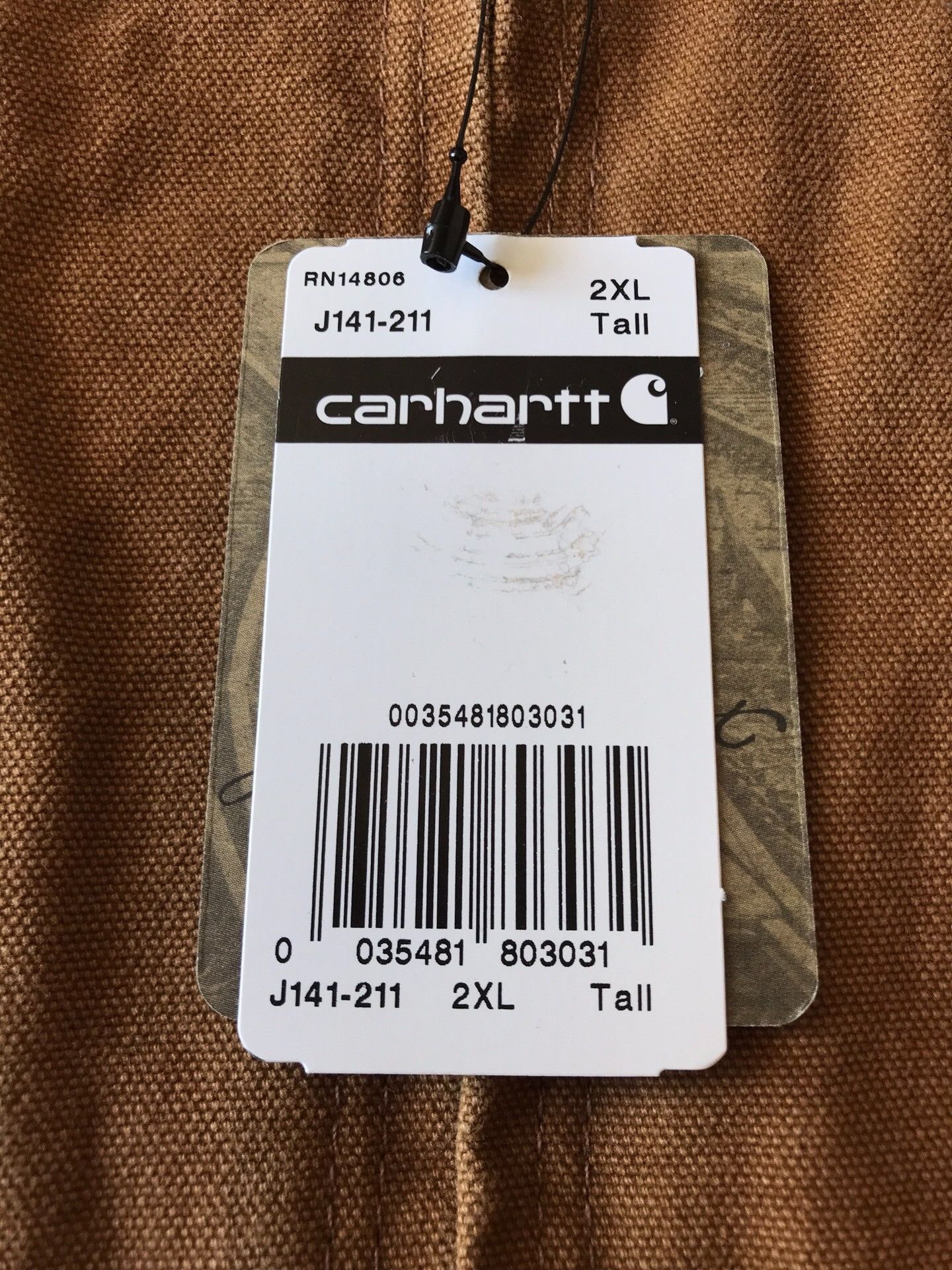Carhartt Carhartt J141 Classic Brown Hooded Jacket Size US XXL / EU 58 / 5 - 8 Thumbnail