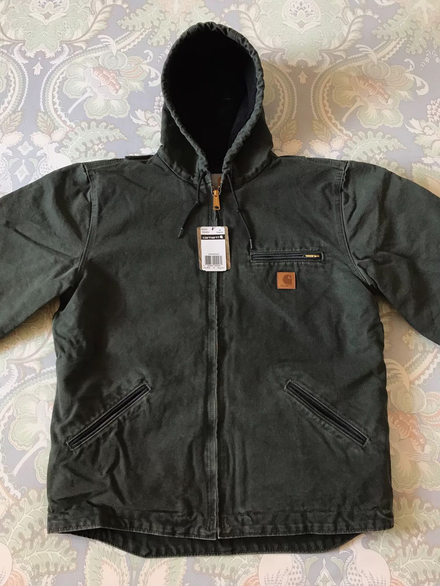 Carhartt Carhartt J141 Washed Canvas Hooded Jacket Size US M / EU 48-50 / 2 - 4 Thumbnail