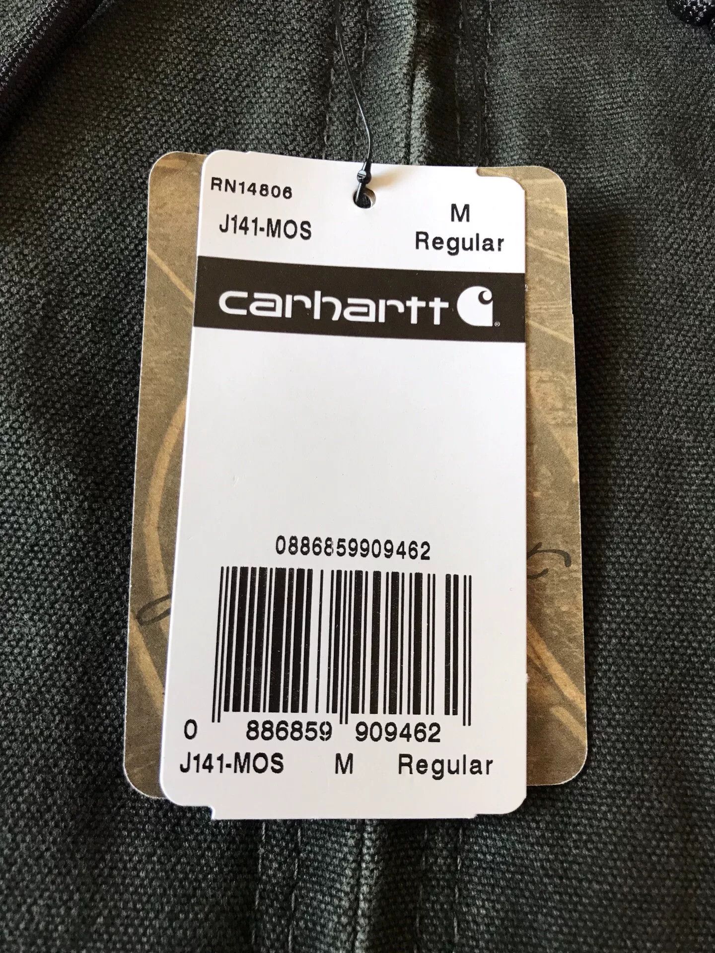 Carhartt Carhartt J141 Washed Canvas Hooded Jacket Size US M / EU 48-50 / 2 - 8 Thumbnail