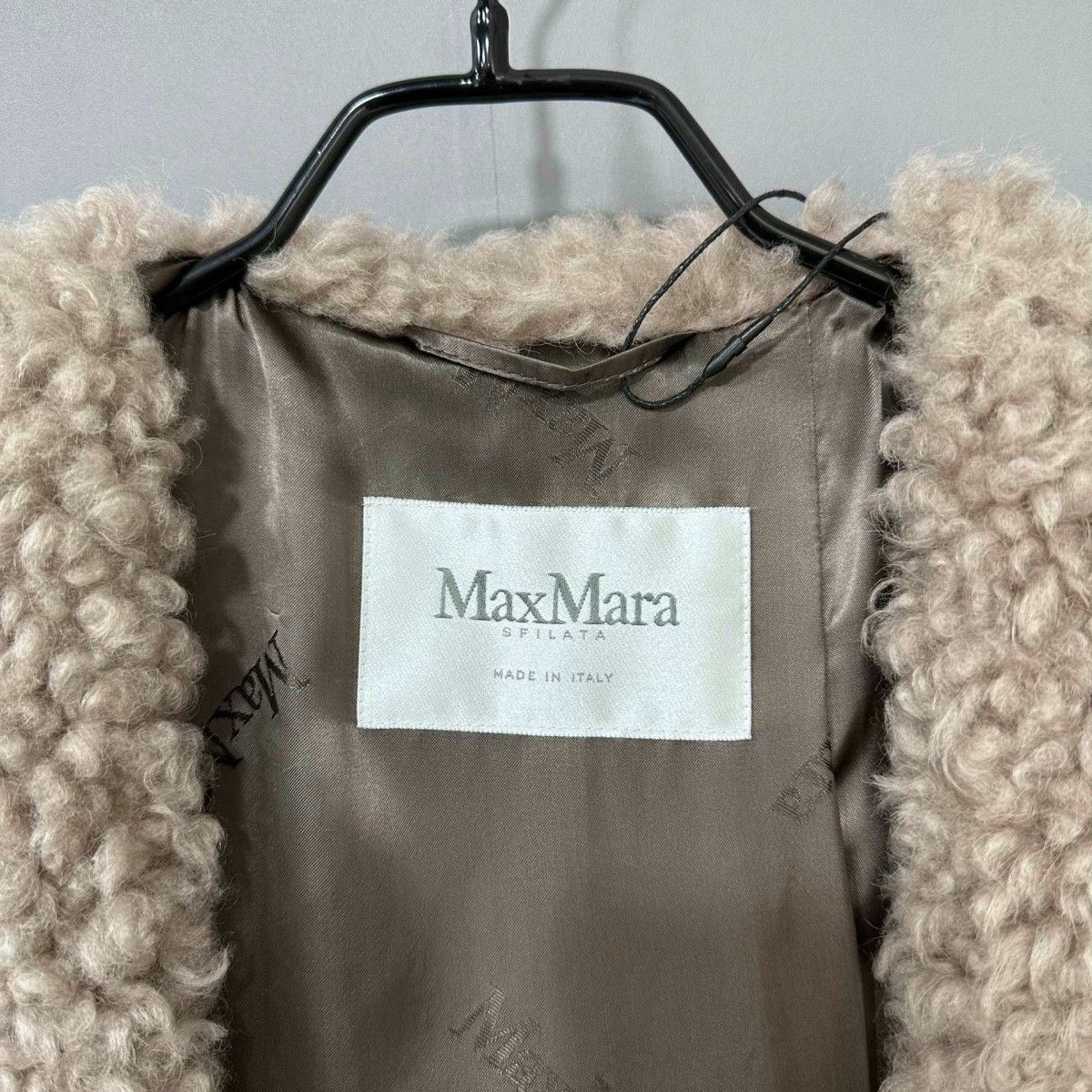 Max Mara Cashmere Lamb Wool Spliced Bathrobe Coat Size S / US 4 / IT 40 - 4 Thumbnail