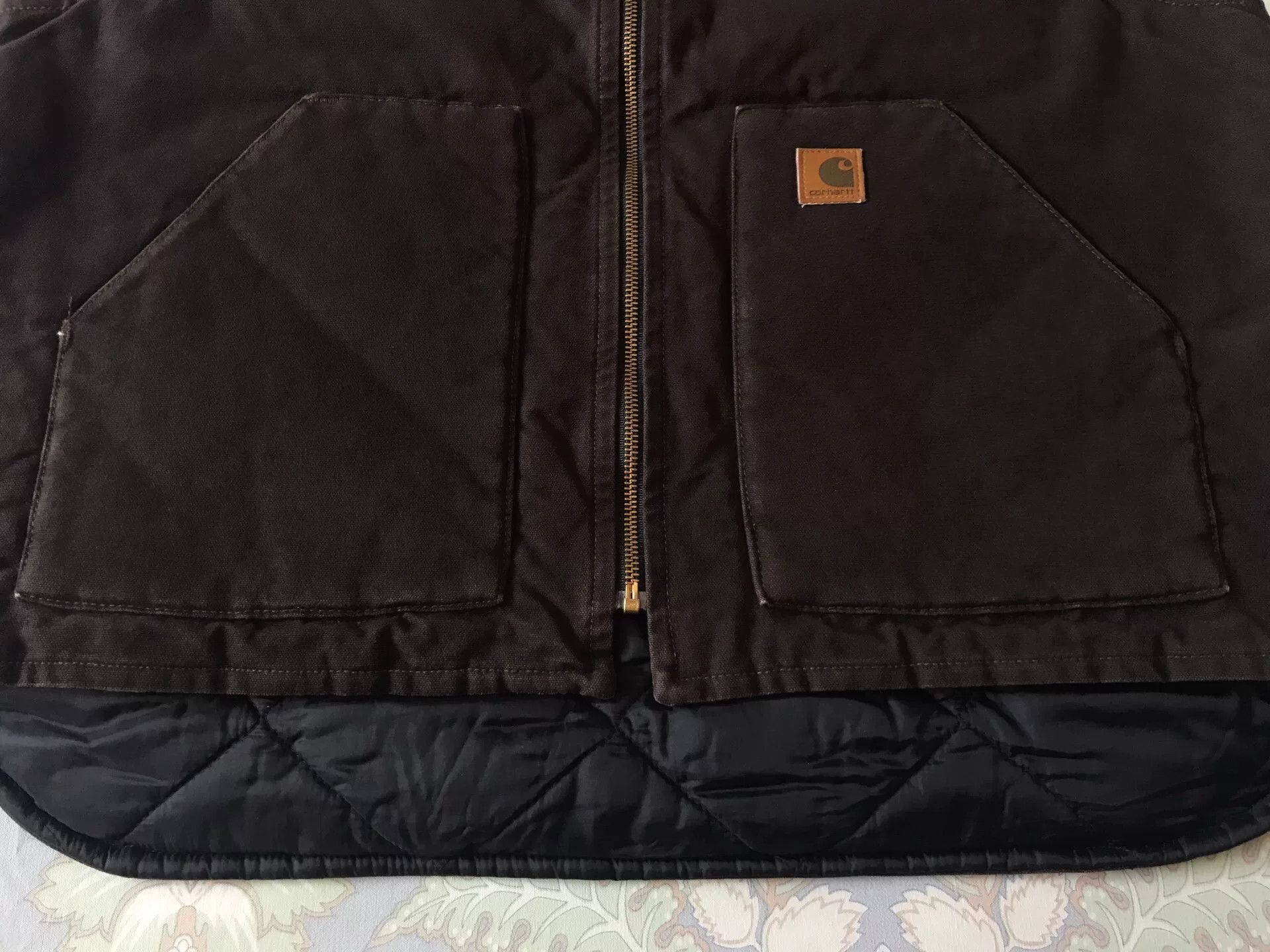 Carhartt Carhartt V02 Dark Brown Work Vest Size US XL / EU 56 / 4 - 4 Thumbnail
