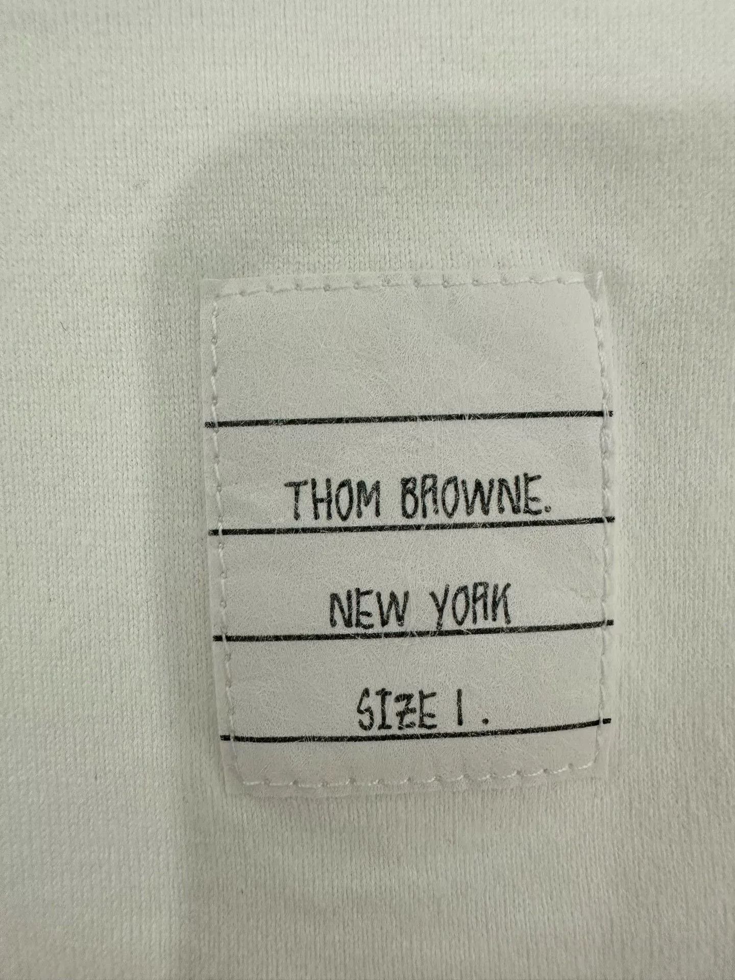 Thom Browne THOM BROWNE Slim Fit Solid Crewneck T-Shirt Size US S / EU 44-46 / 1 - 5 Thumbnail