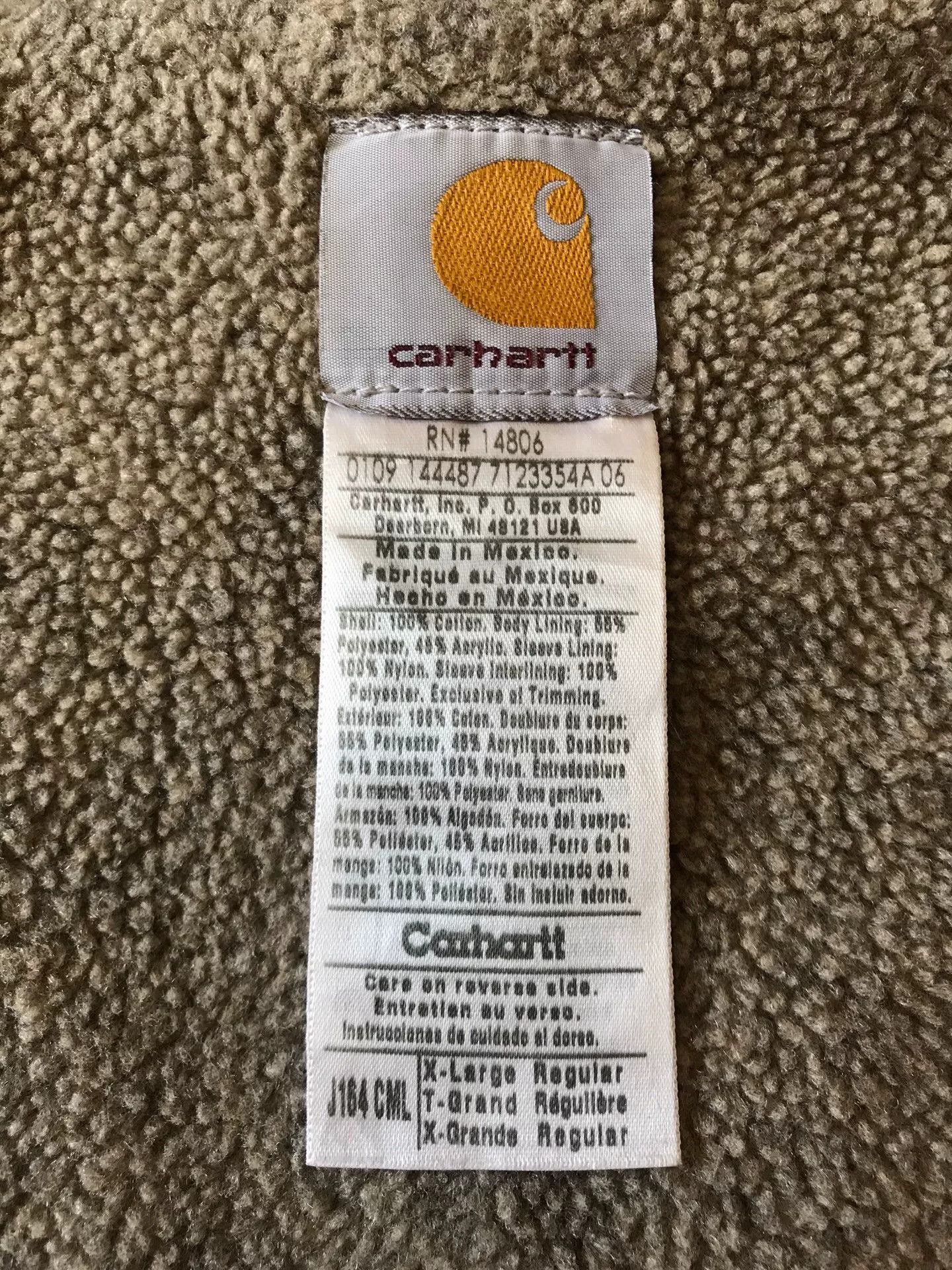 Carhartt Carhartt J164 Washed Canvas Jacket Size US XL / EU 56 / 4 - 9 Thumbnail