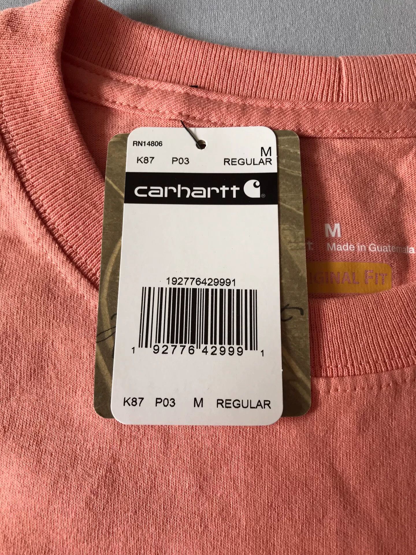Carhartt Carhartt K87 P03 Short-Sleeve T-Shirt Size US M / EU 48-50 / 2 - 7 Thumbnail