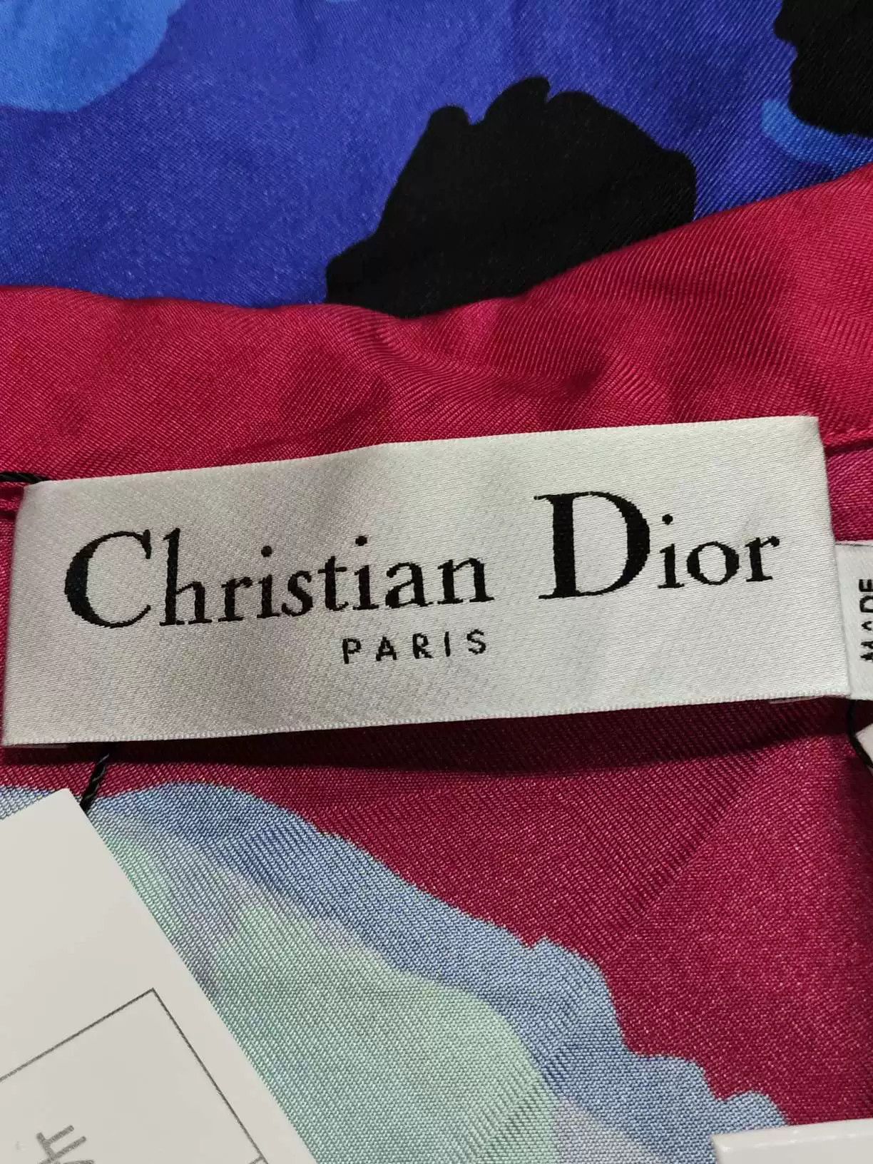 Dior Dior Red Stripe Floral Short-Sleeve Shirt Size XXS / US 00 / IT 34 - 3 Thumbnail