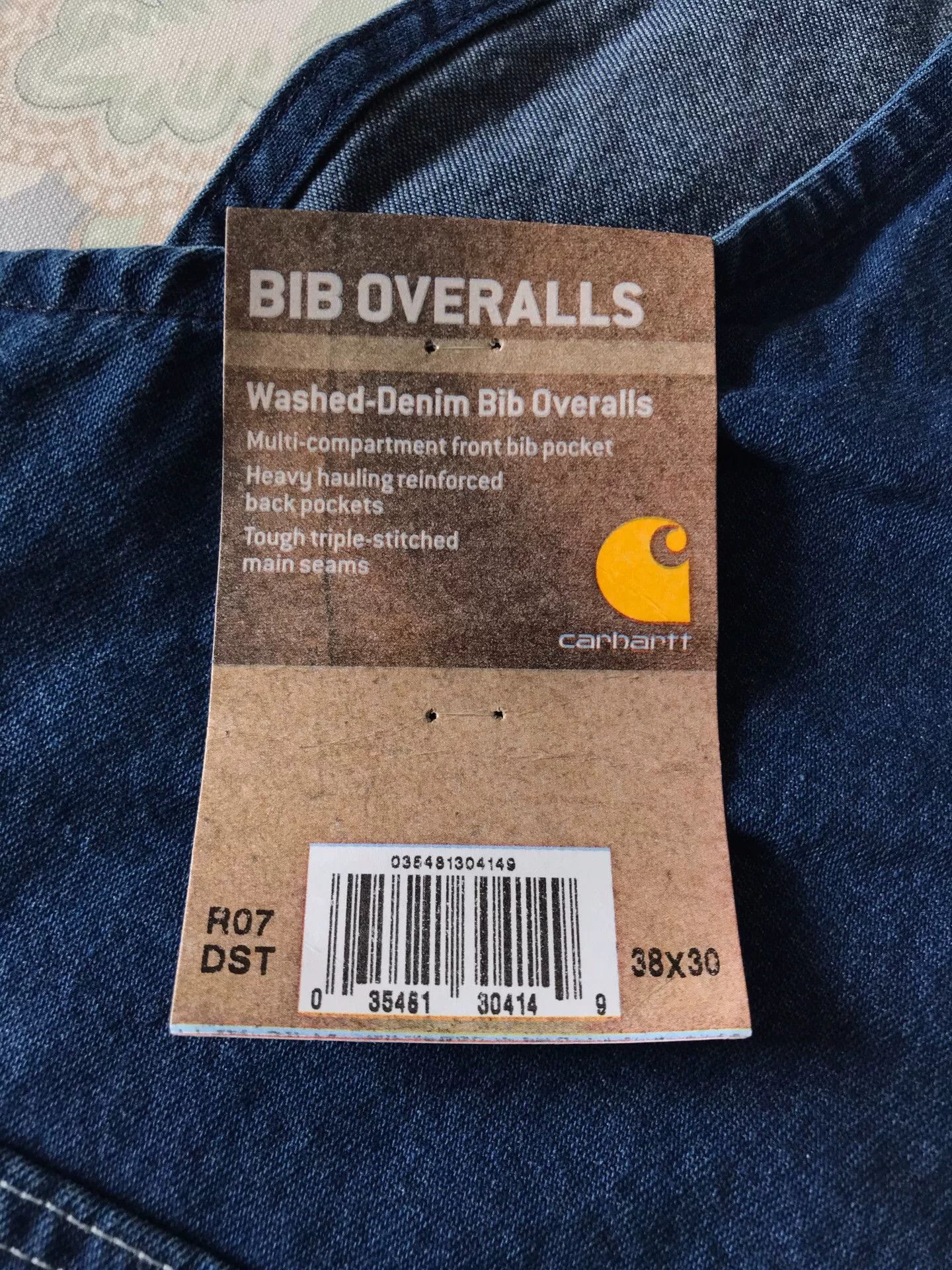 Carhartt Carhartt R07 Denim Overalls W38L30 Size US 38 / EU 54 - 8 Thumbnail