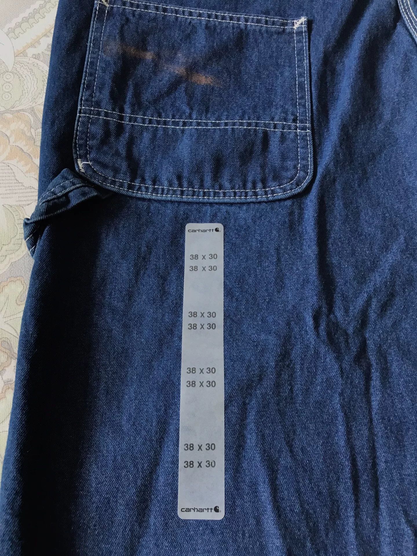 Carhartt Carhartt R07 Denim Overalls W38L30 Size US 38 / EU 54 - 7 Thumbnail