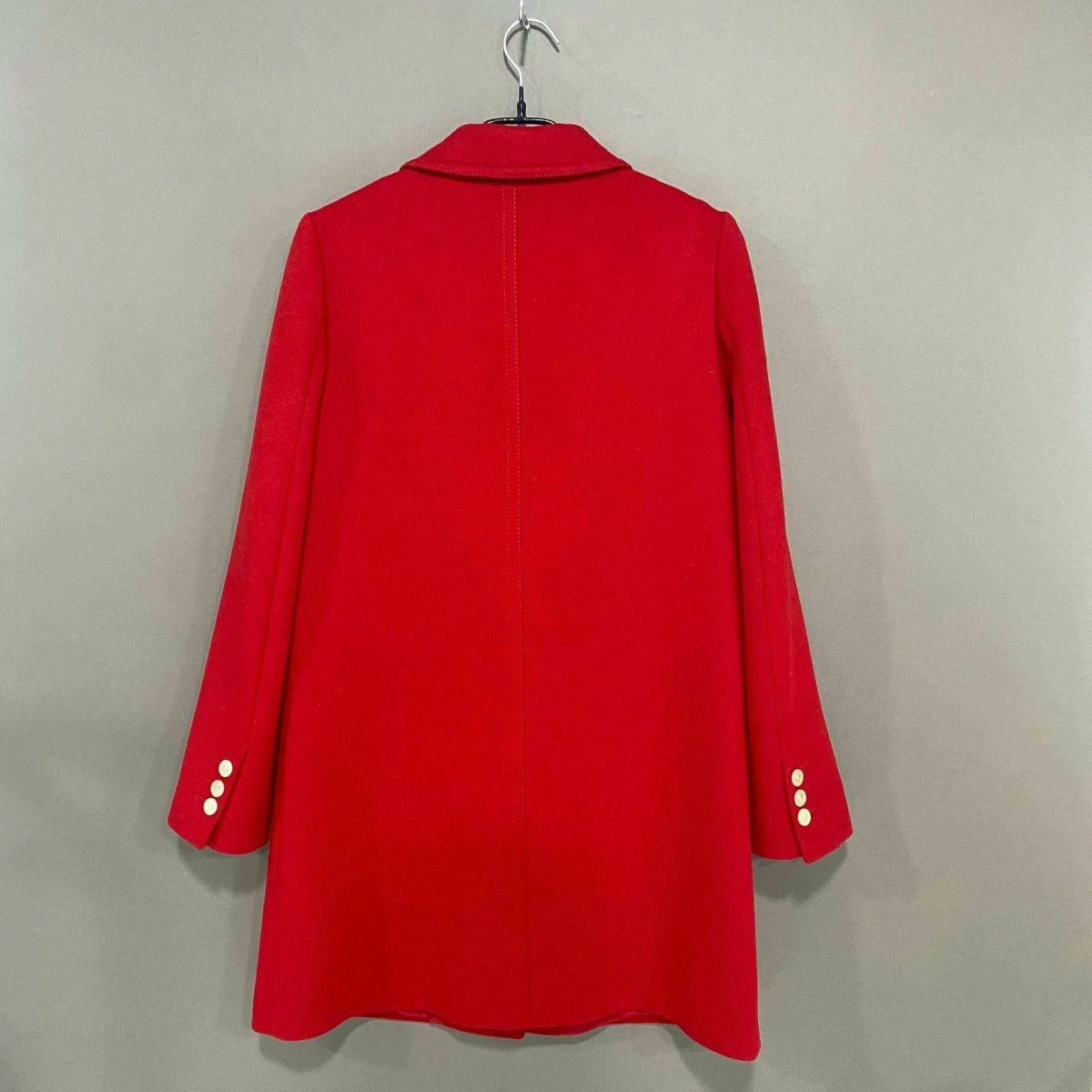 Gucci Gucci Red Long Woolen Coat Size XS / US 0-2 / IT 36-38 - 3 Thumbnail