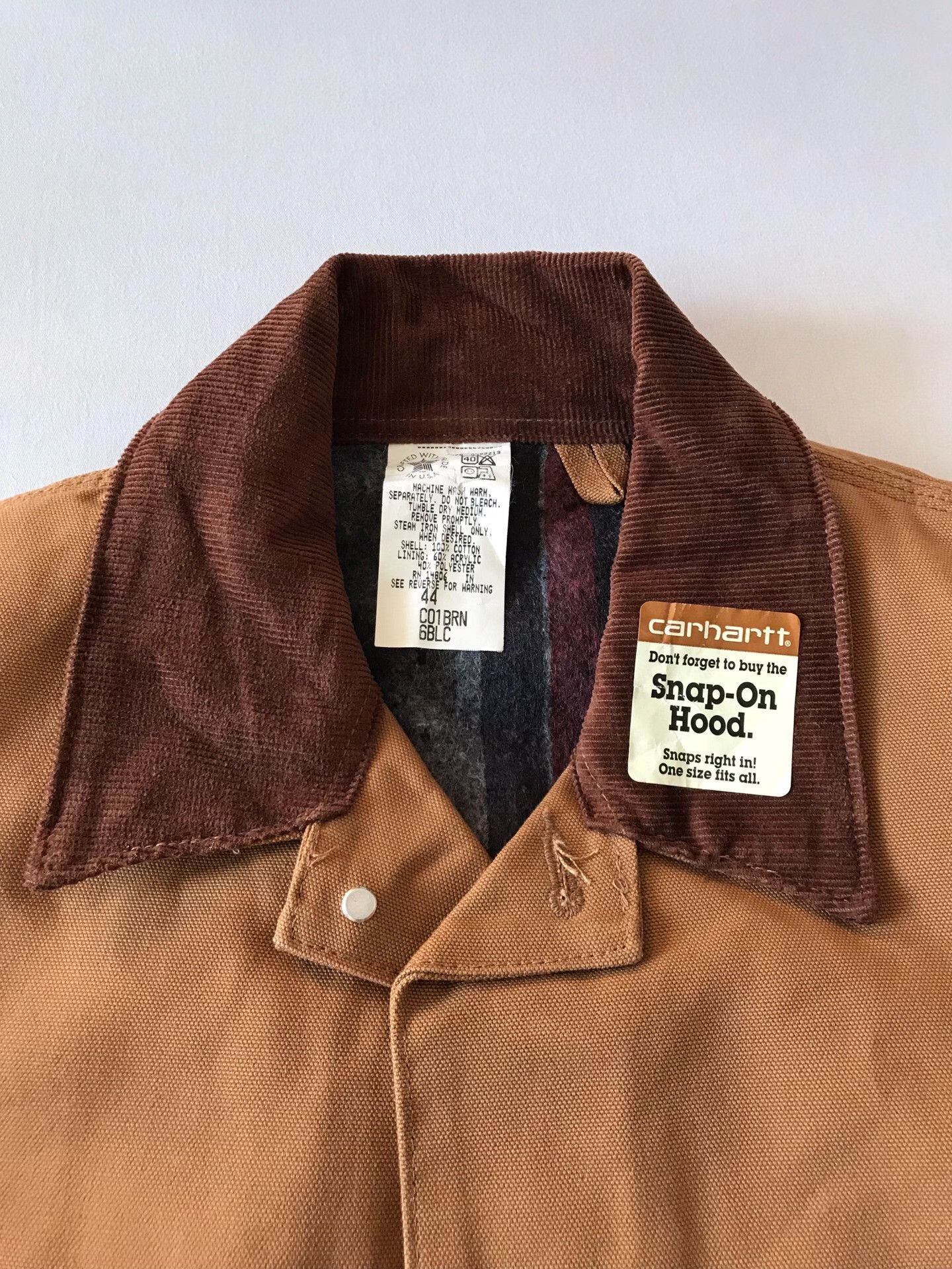 Carhartt 90s Carhartt C01 Brown Jacket Size US S / EU 44-46 / 1 - 7 Thumbnail