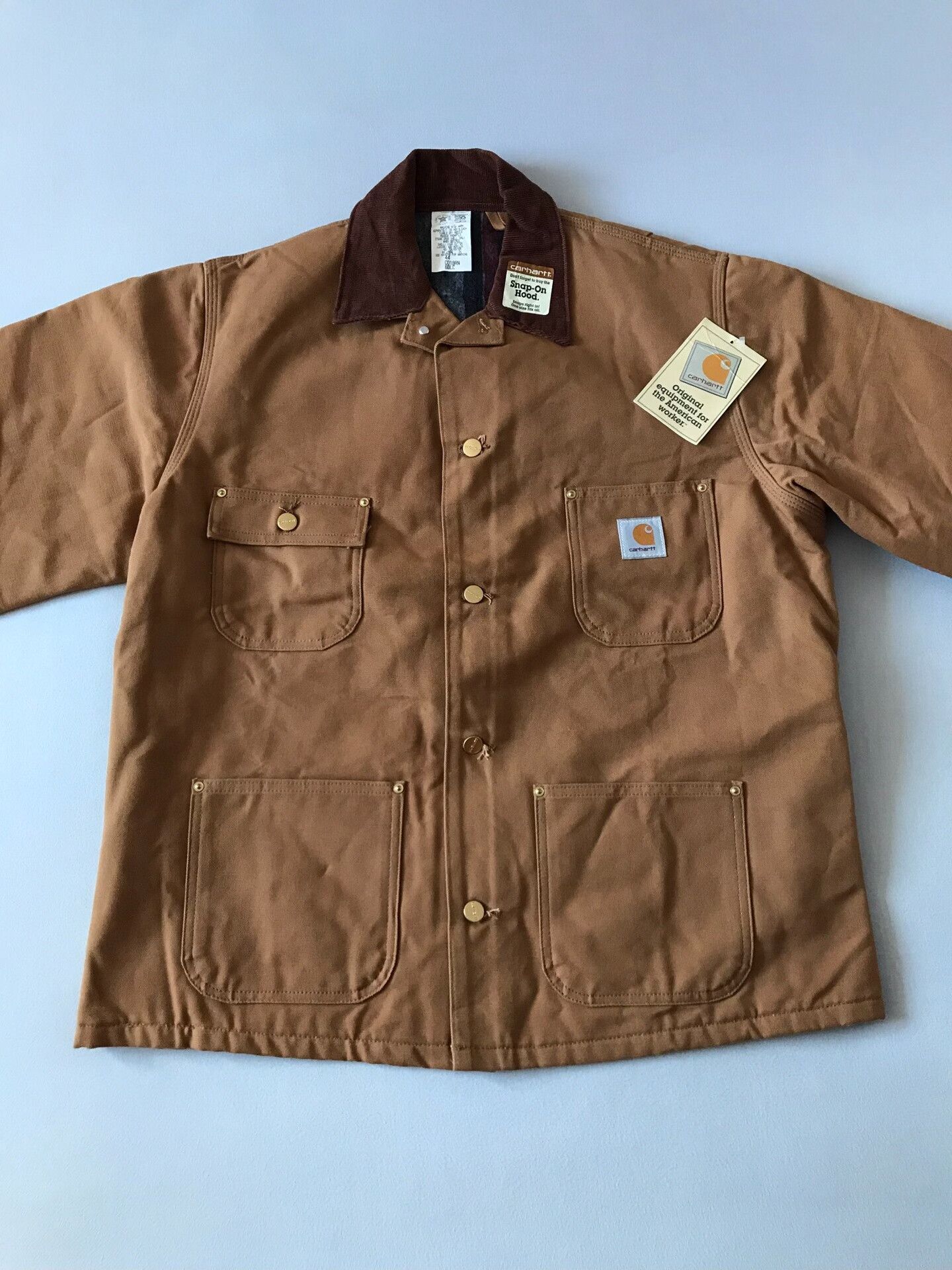 Carhartt 90s Carhartt C01 Brown Jacket Size US S / EU 44-46 / 1 - 4 Thumbnail