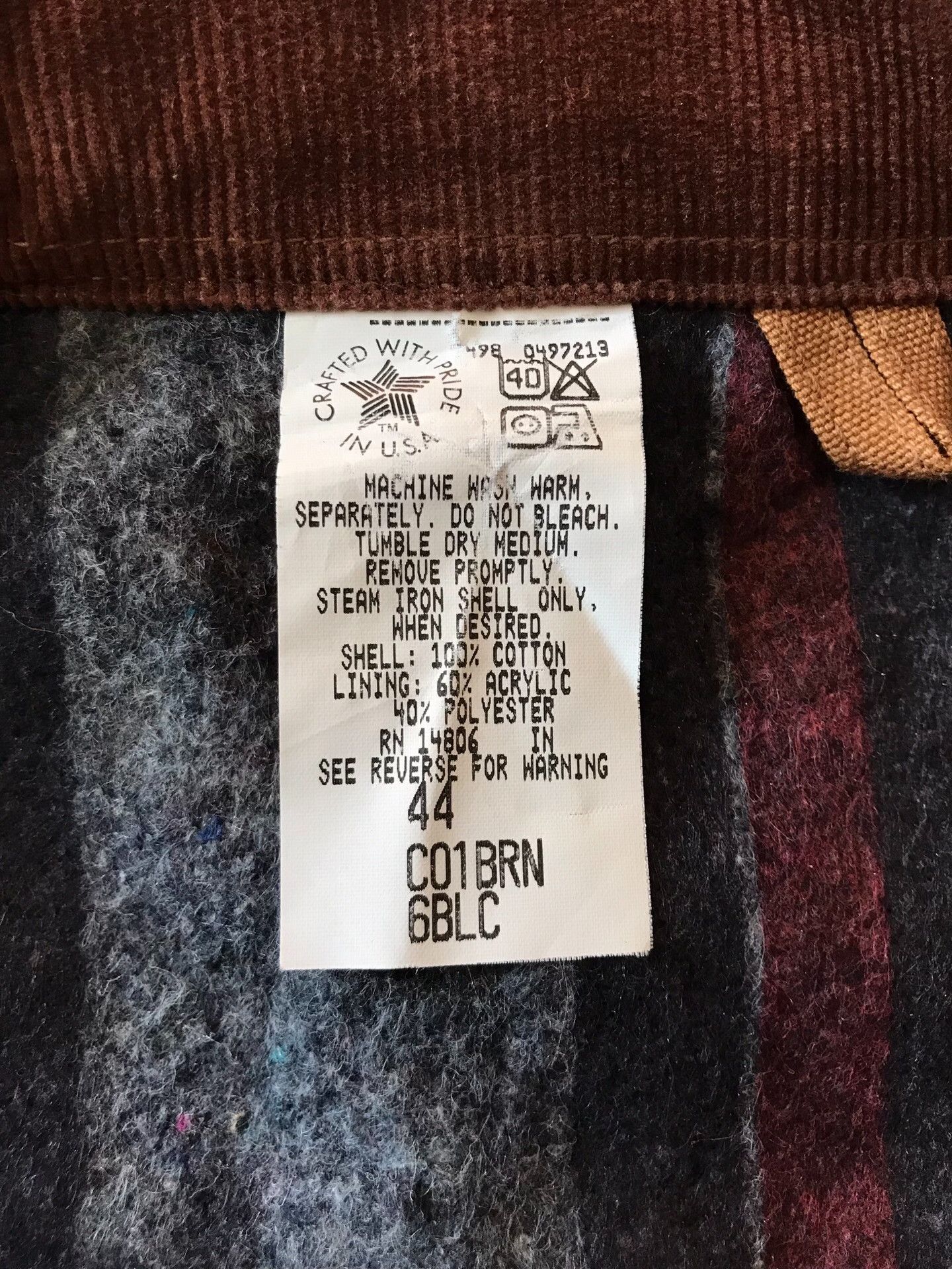 Carhartt 90s Carhartt C01 Brown Jacket Size US S / EU 44-46 / 1 - 9 Thumbnail
