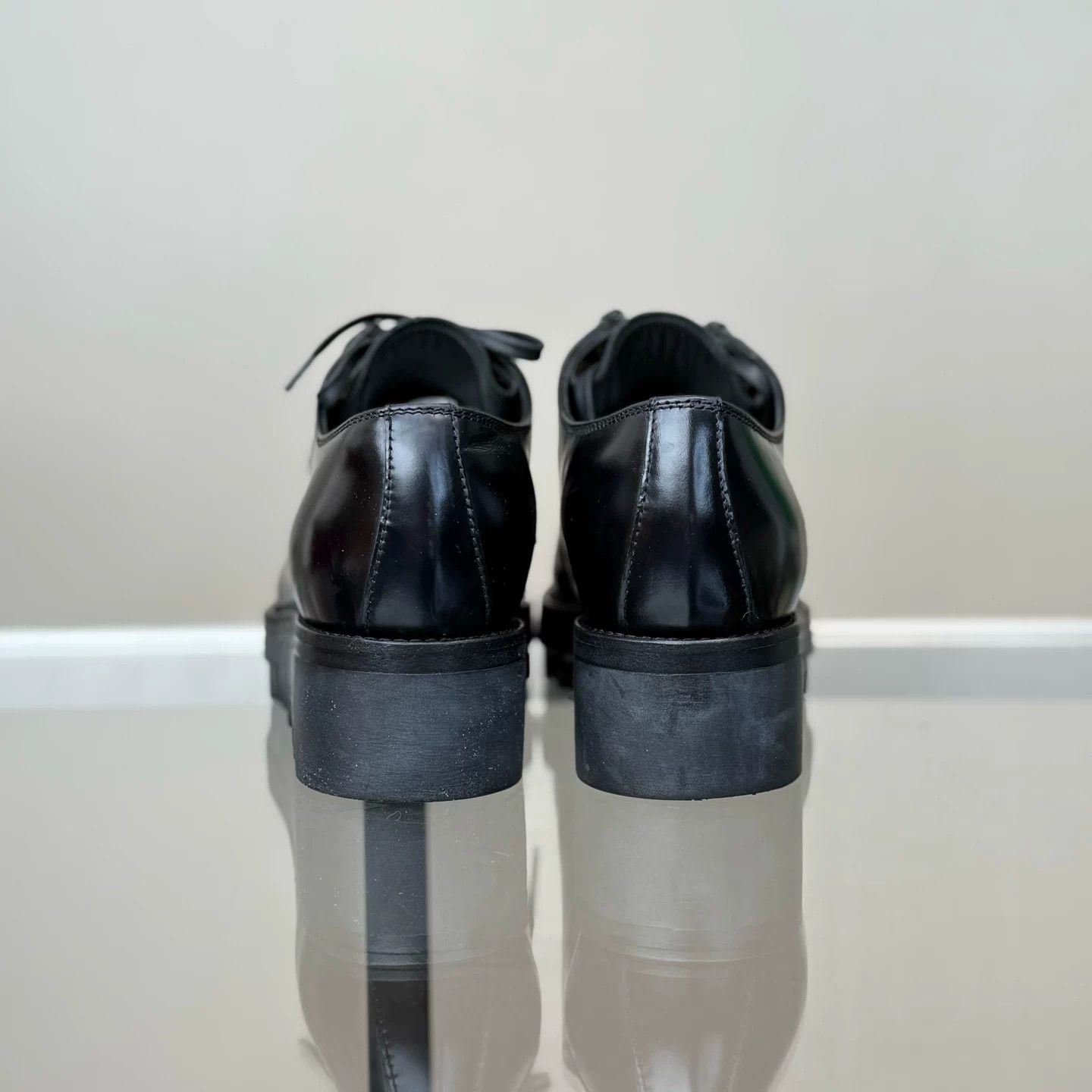 Prada PRADA Pointed Leather Platform Shoes Size US 6 / IT 36 - 4 Thumbnail