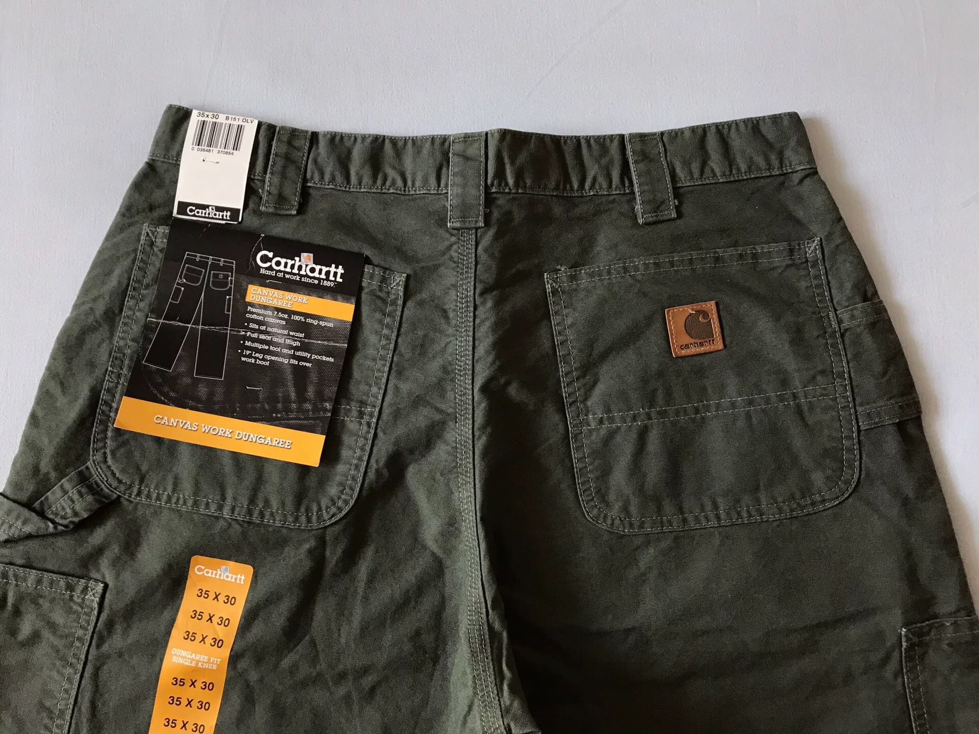 Carhartt Carhartt B151 Canvas Work Pants W35L30 Size US 35 - 5 Thumbnail