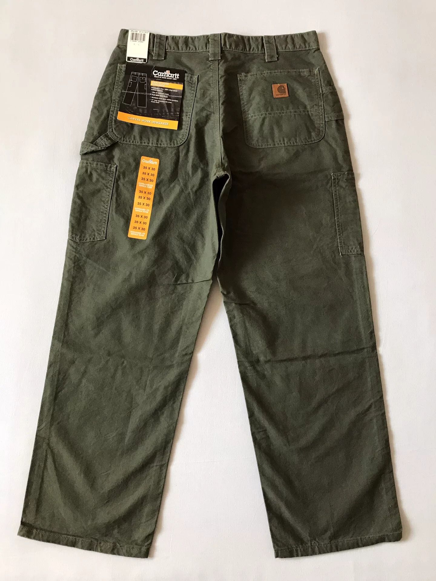Carhartt Carhartt B151 Canvas Work Pants W35L30 Size US 35 - 3 Thumbnail