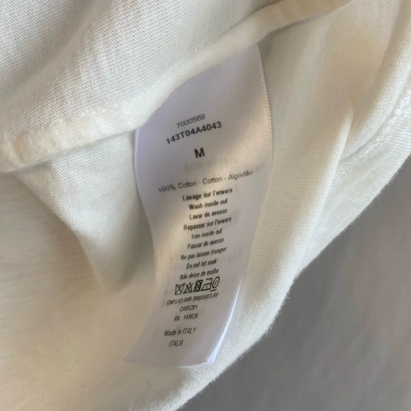Dior Dior Embroidered Letter Slogan Short Sleeve Size US M / EU 48-50 / 2 - 4 Thumbnail