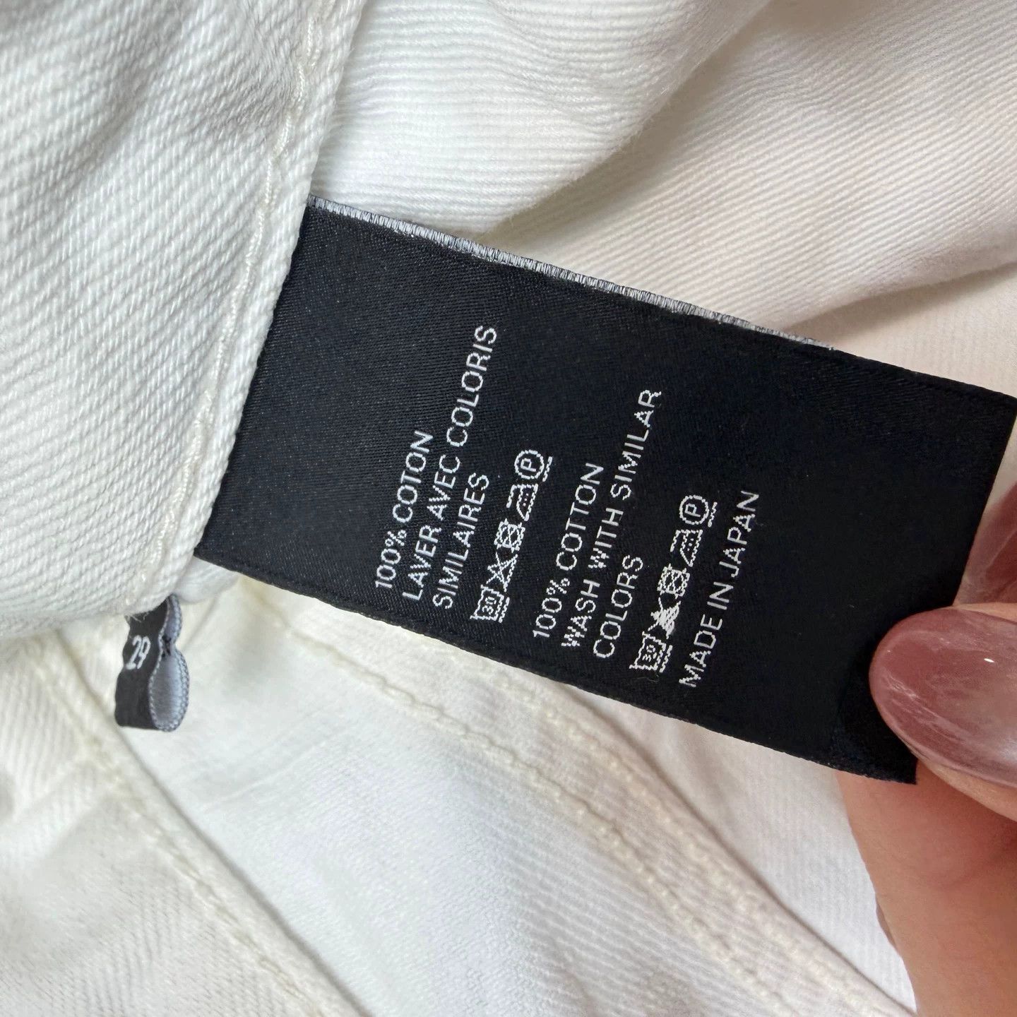 Celine CELINE Triomphe Chain White Jeans Size 29" - 5 Thumbnail