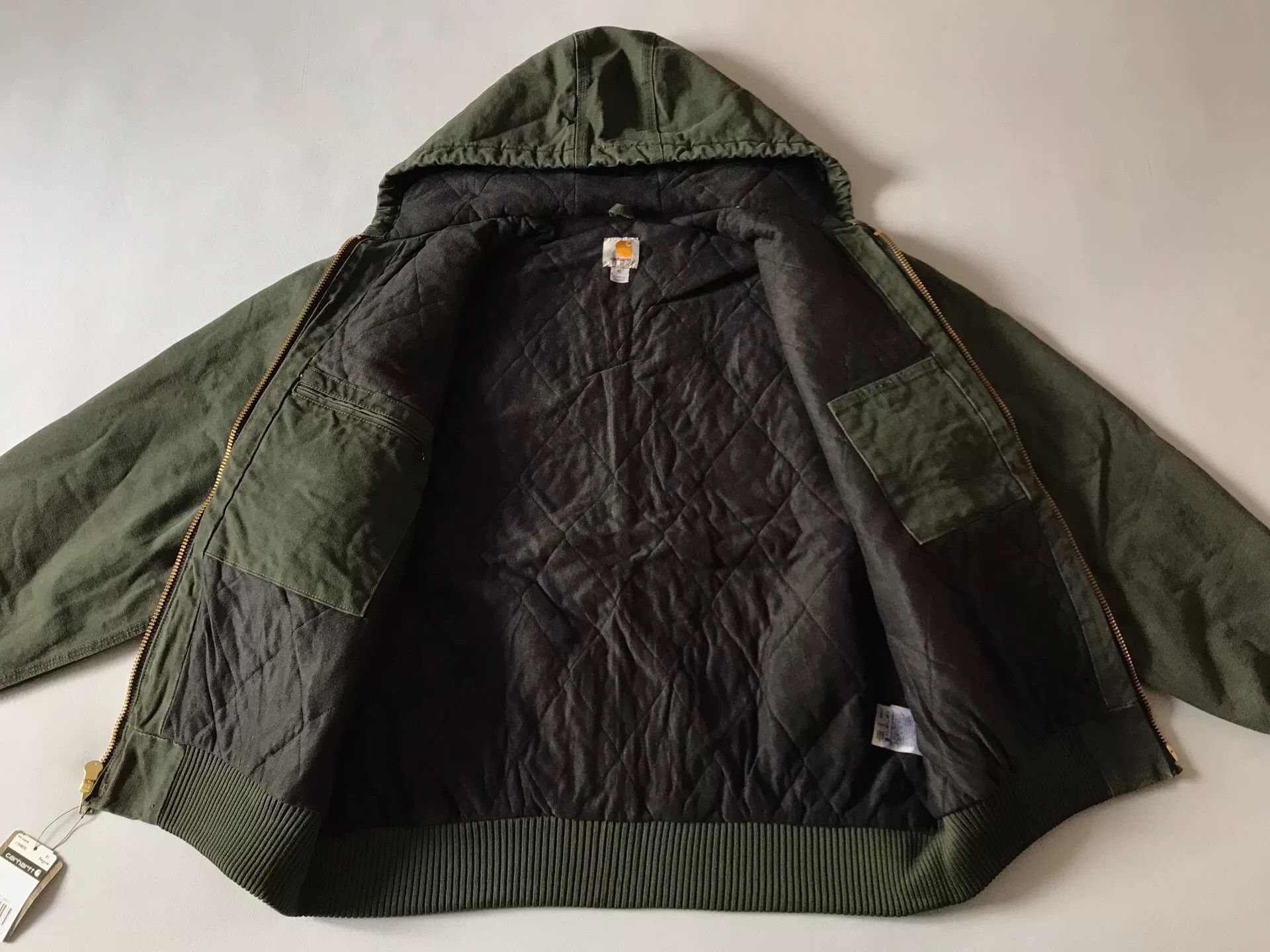 Carhartt Carhartt J130 Moss Green Hooded Jacket Size US XL / EU 56 / 4 - 3 Thumbnail