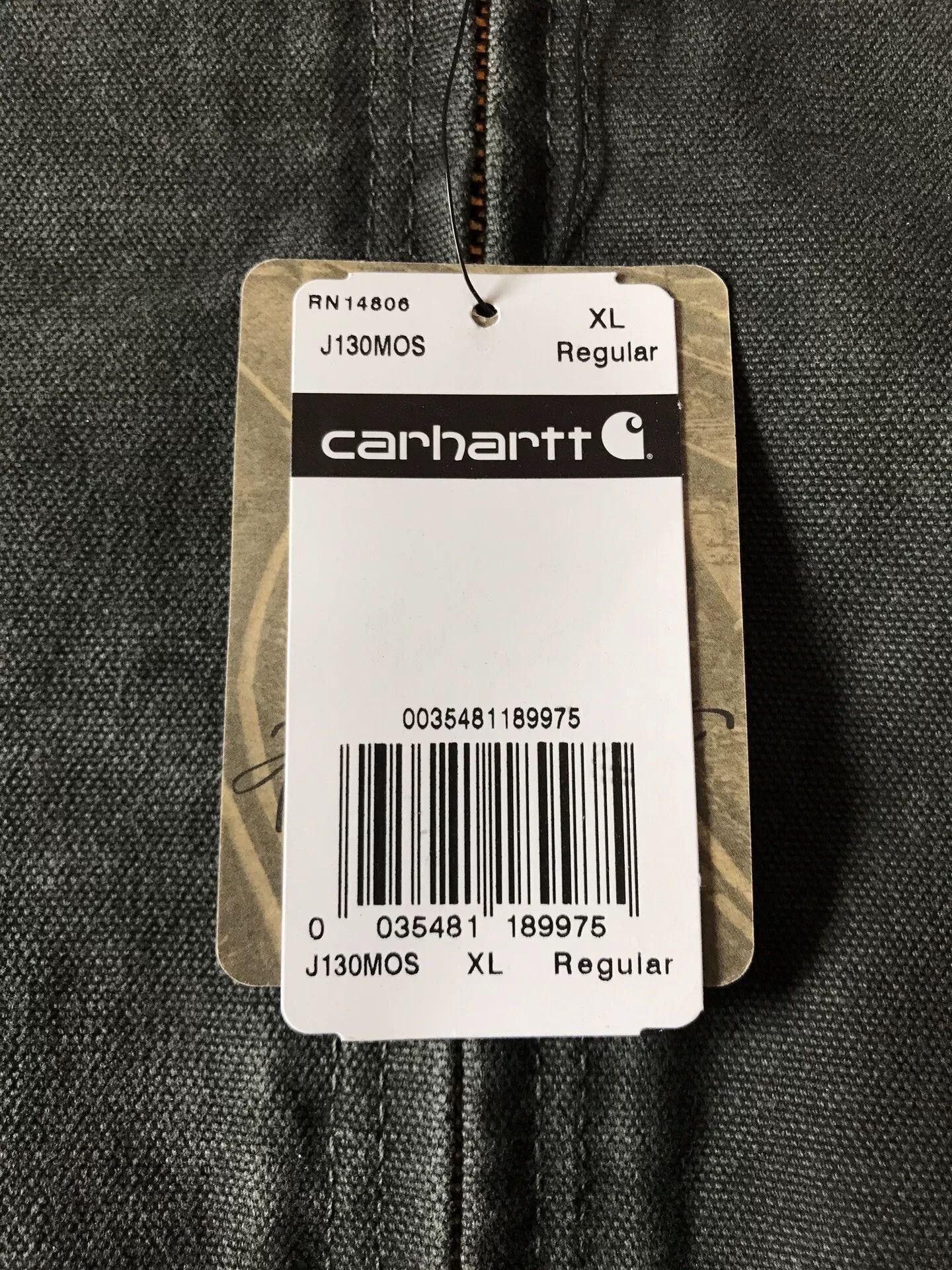 Carhartt Carhartt J130 Moss Green Hooded Jacket Size US XL / EU 56 / 4 - 8 Thumbnail