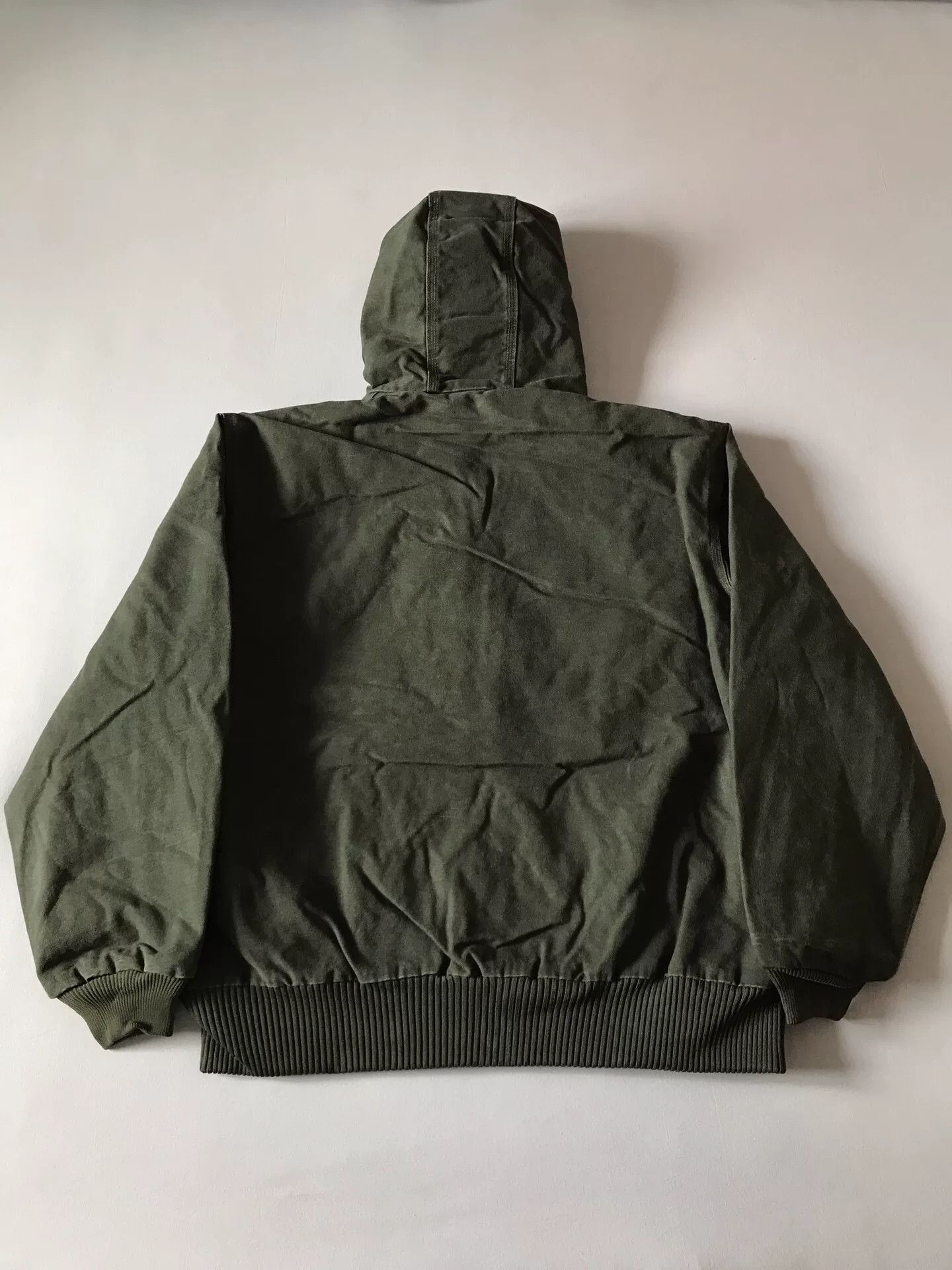 Carhartt Carhartt J130 Moss Green Hooded Jacket Size US XL / EU 56 / 4 - 2 Thumbnail